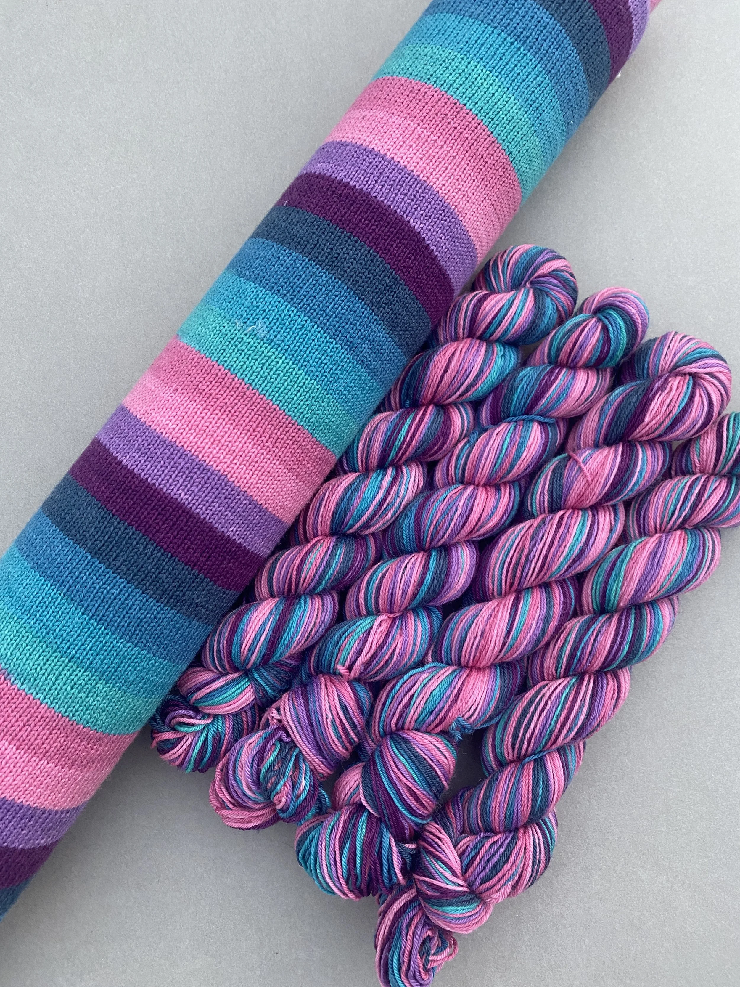 Tommy  - Hand Dyed Self-Striping Yarn