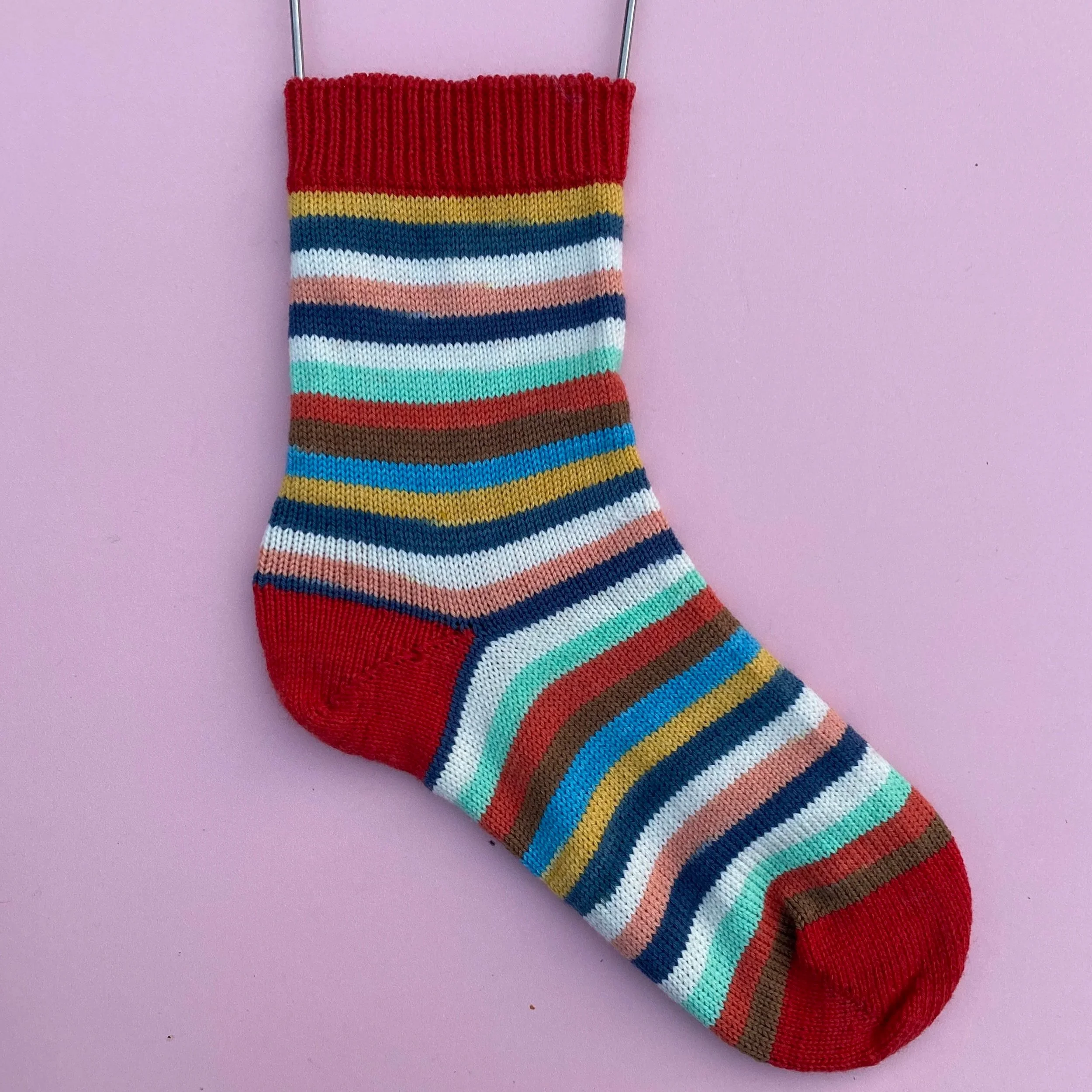 Retro Pop - Hand Dyed Self-Striping Yarn