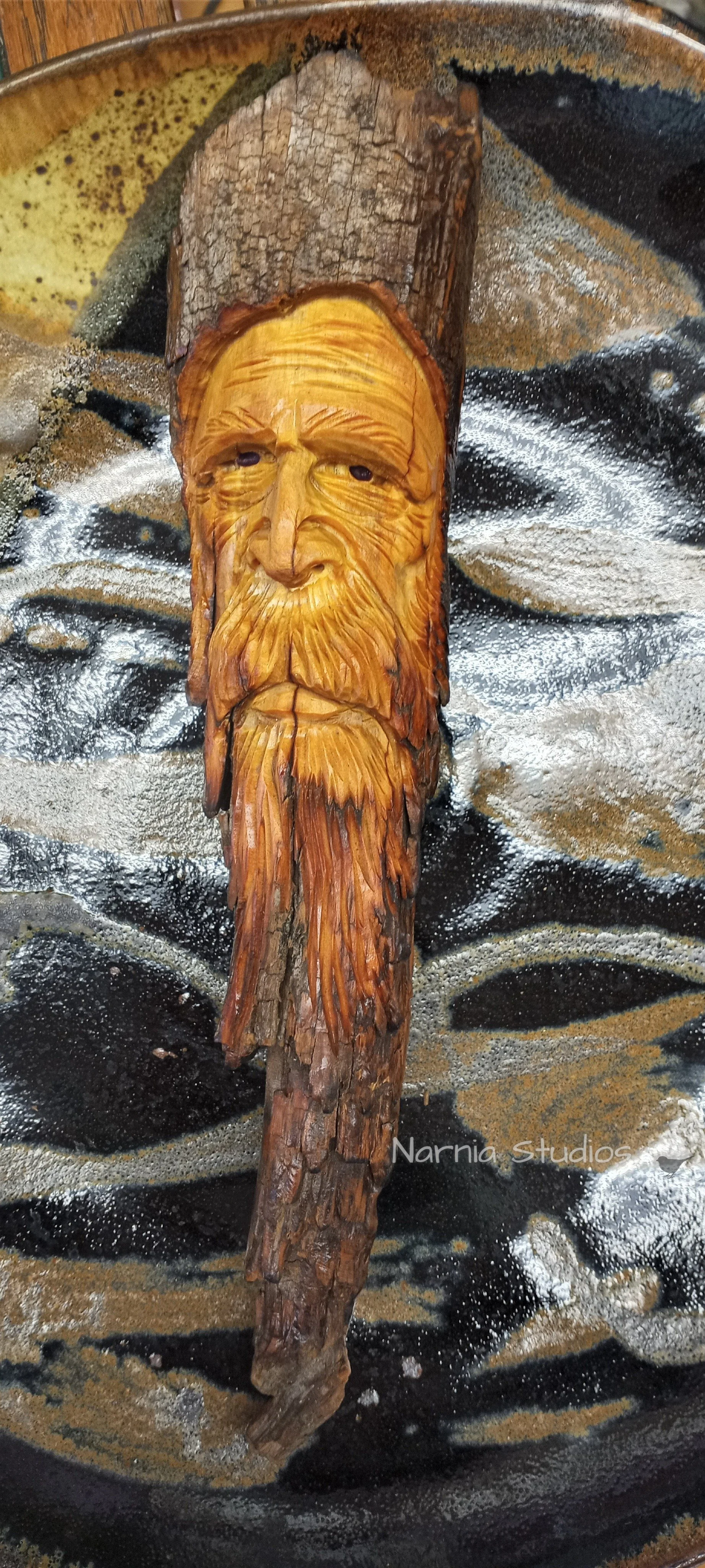 Wood Spirits Boaz — Narnia Studios — American Made Treasures in Hendersonville NC