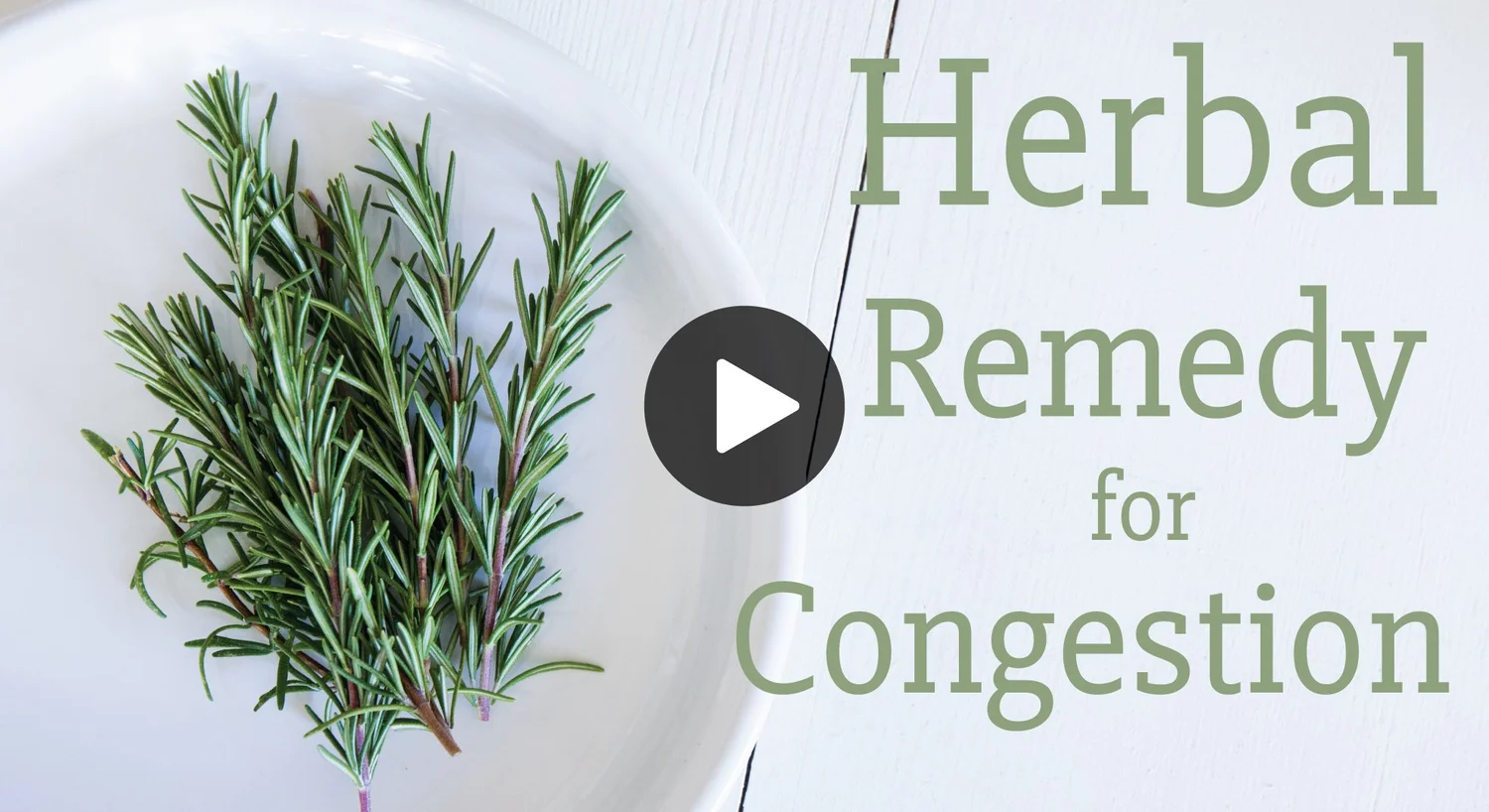 Herbal Aromatherapy™ for Sinus Congestion — Floranella