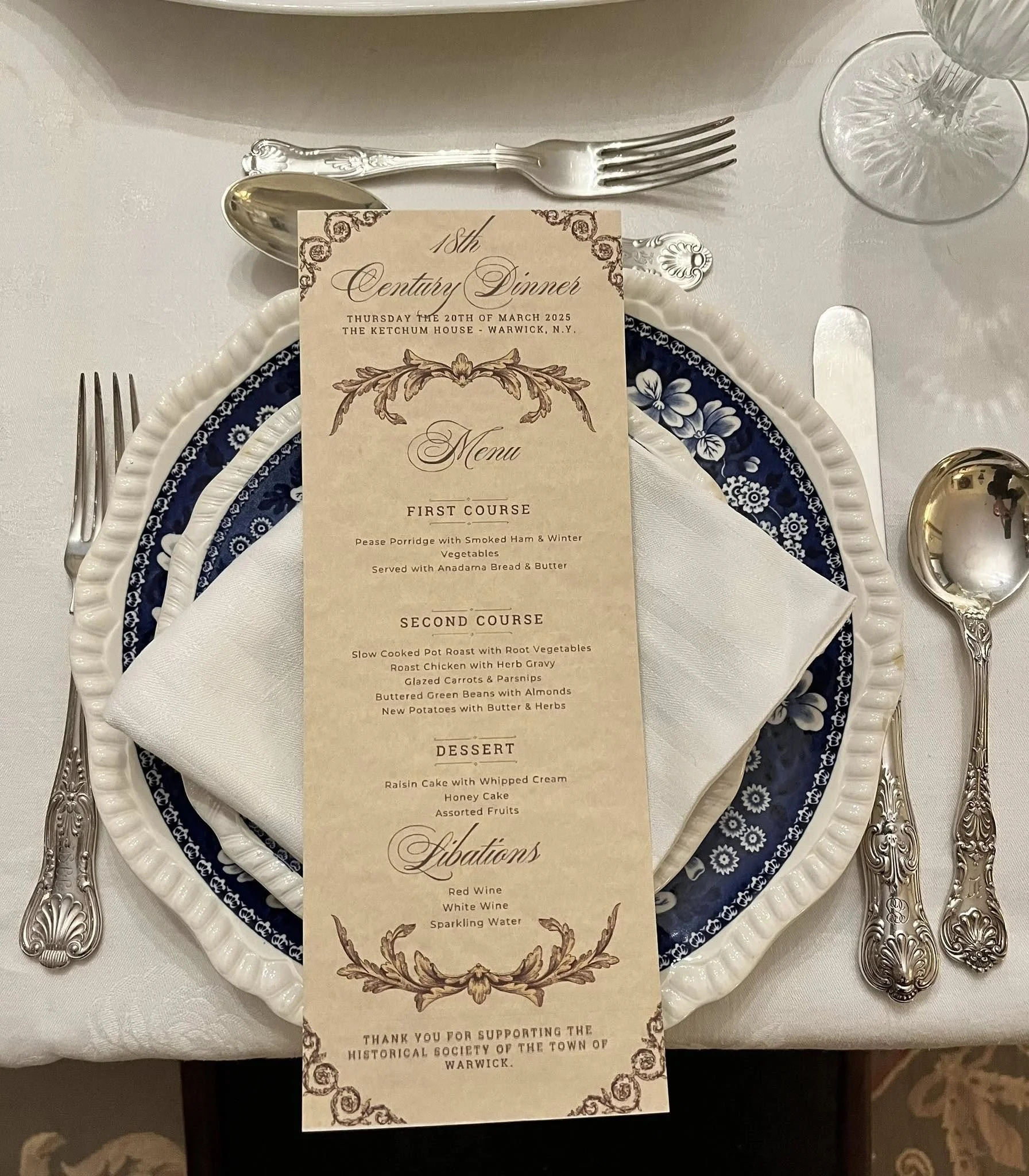 Immersive 18th Century Dinner Experience
