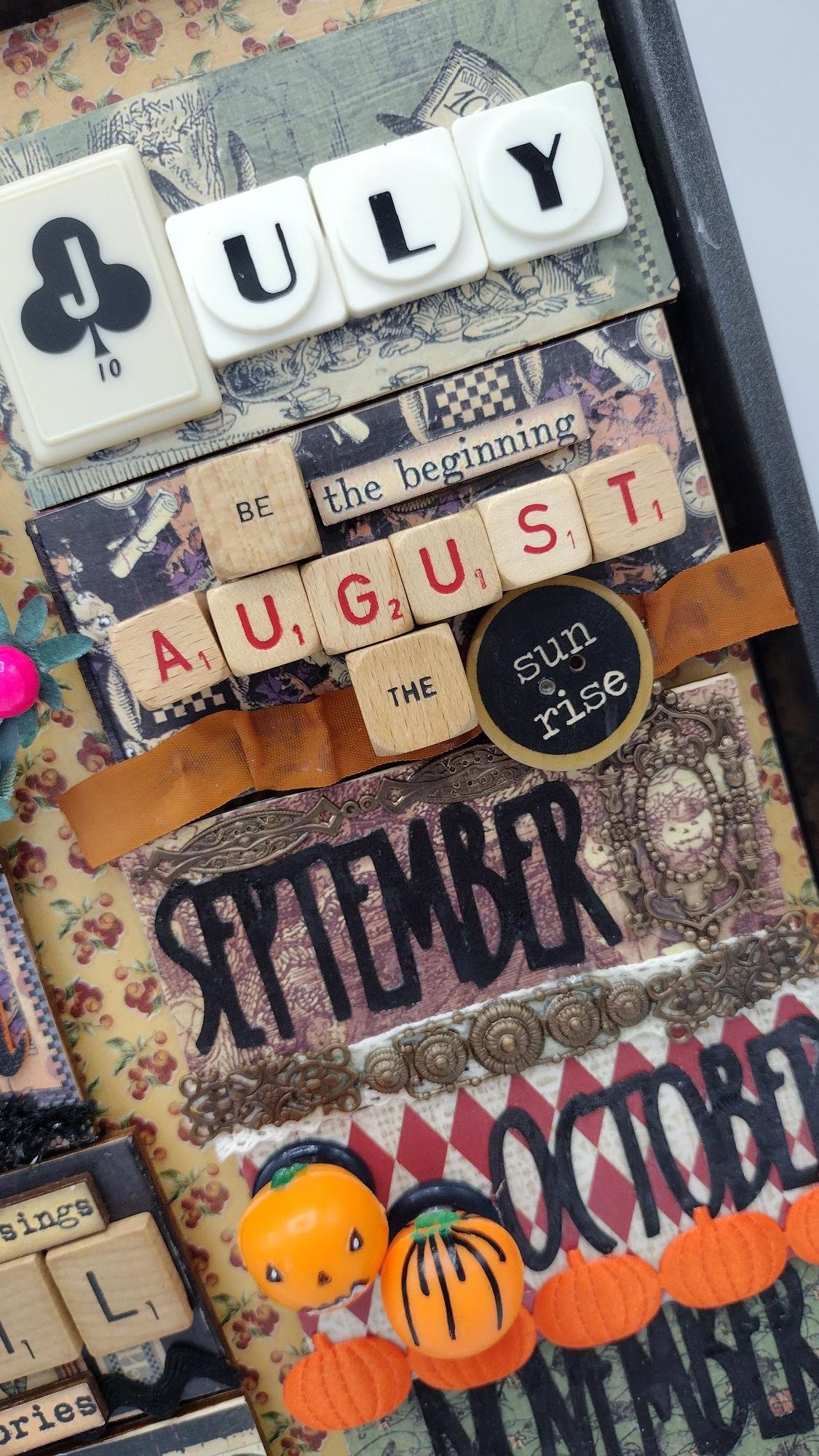 Wall calendar Alice black orange months close up1 (1).jpg
