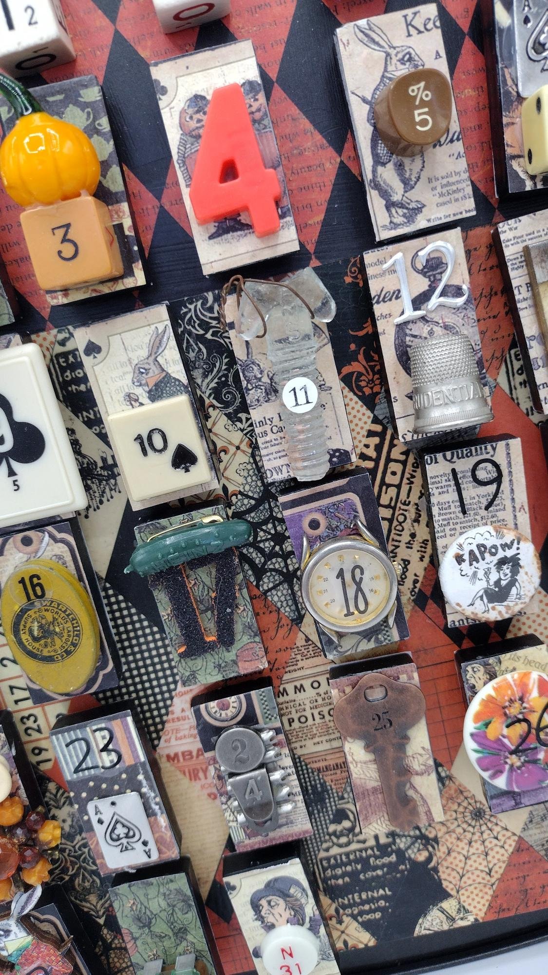 Wall calendar Alice black orange numbers close up1.jpg