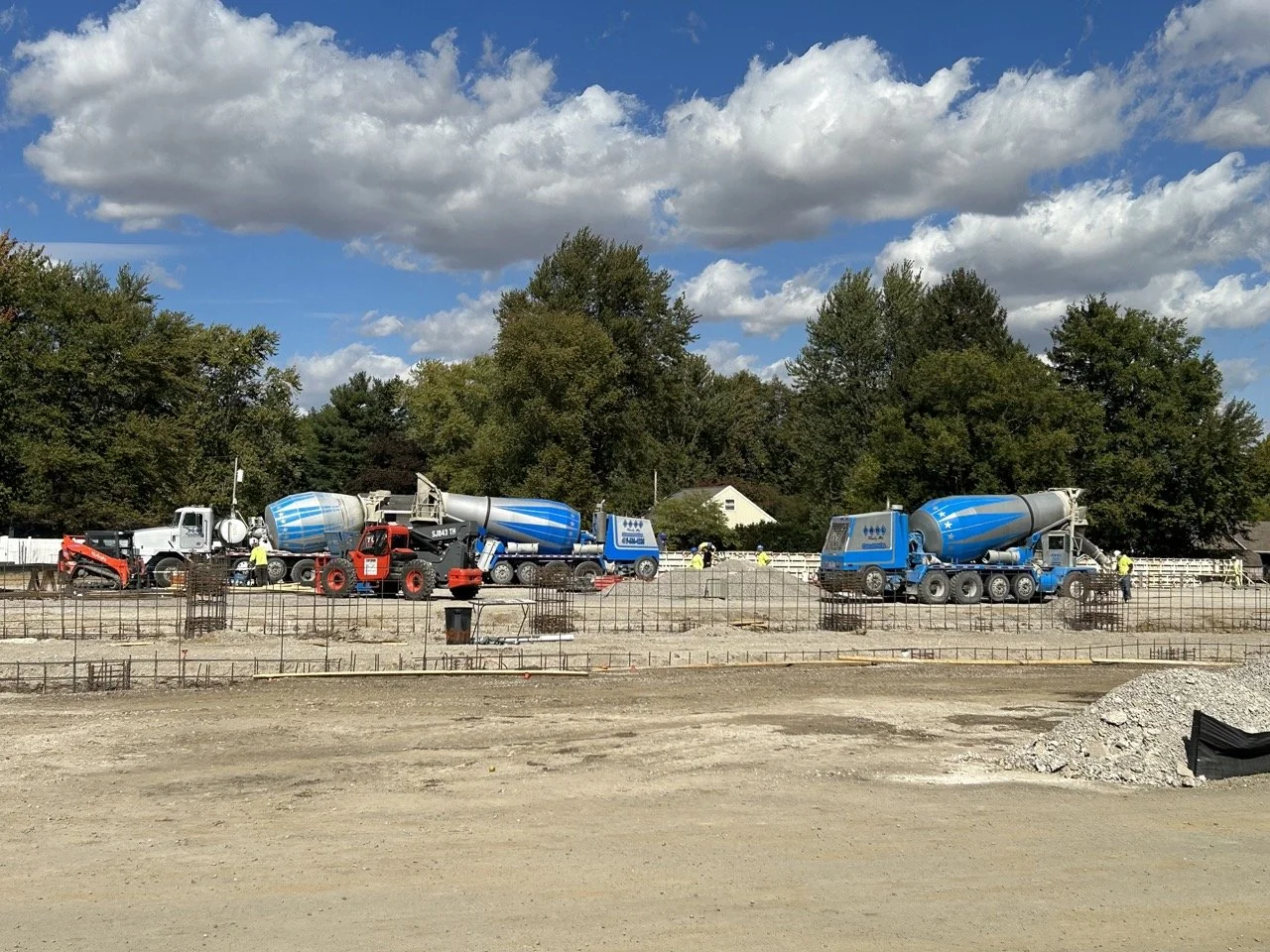 North Wall Concrete Pour