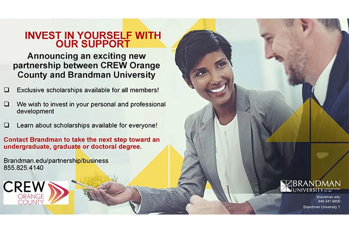 CREW Orange County and Brandman University Educational Opportunity