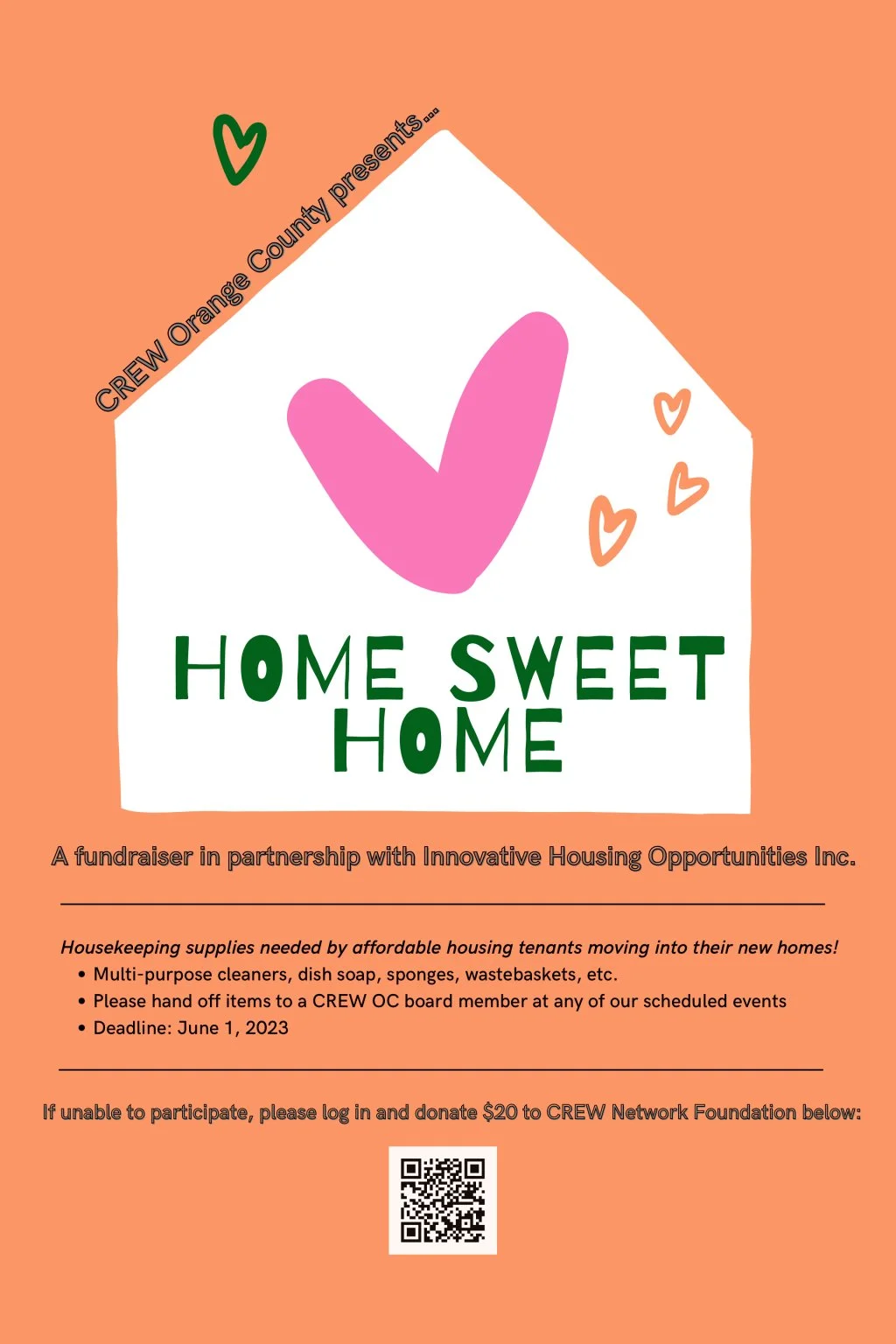 Home Sweet Home | CREW Network Foundation Fundraiser