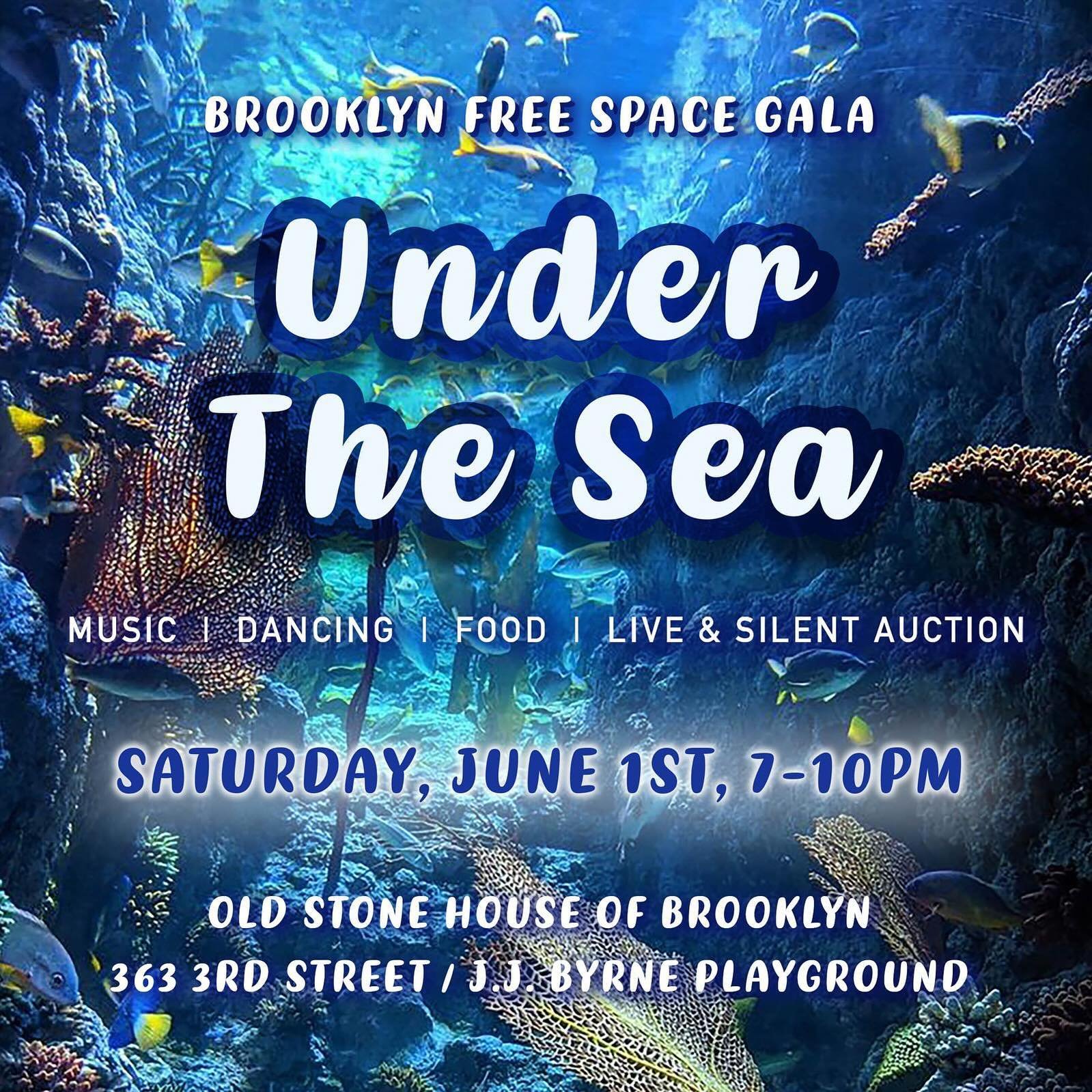 Hi BFS families!

Get your tickets for the 2024 BFS Gala! 🐠

📅 When: Saturday, June 1st, 7-10pm
📍 Where: Old Stone House @ J.J. Byrne Playground

Theme: Under the Sea 🌊&mdash;wear your best aquatic attire! 

Expect music, food, drinks, dancing, a