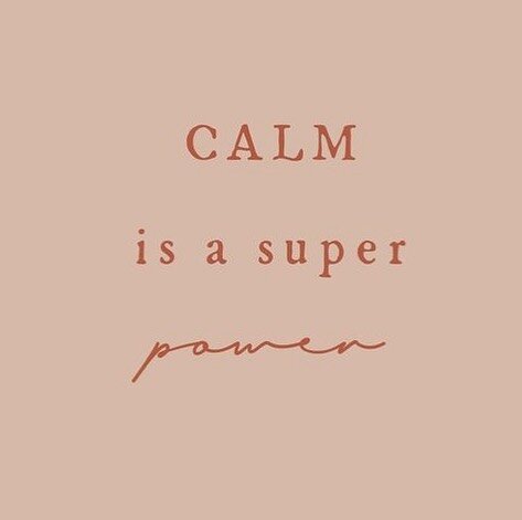 Now more than ever, calm is our super power✨ what&rsquo;s yours?