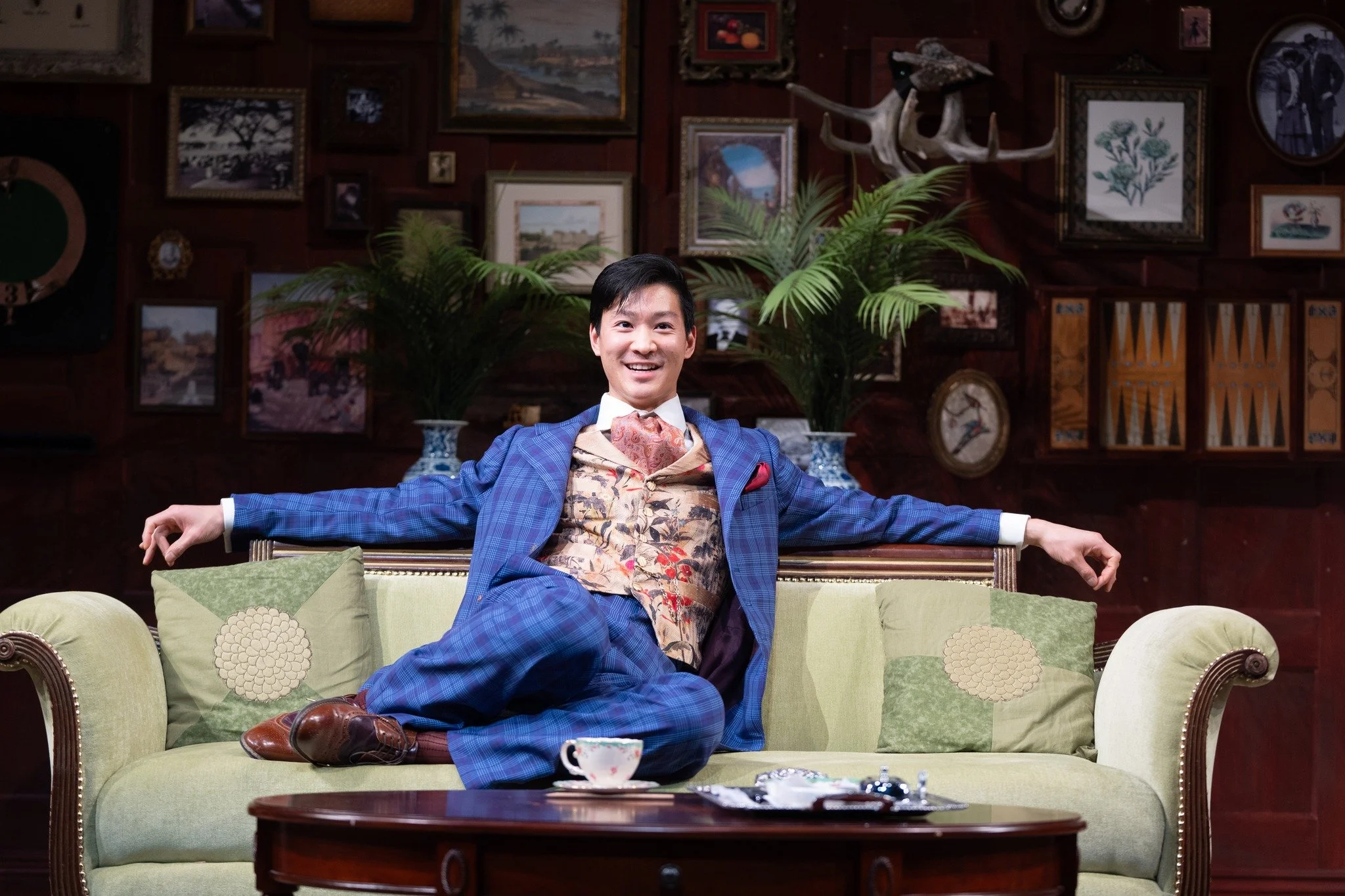 Algernon Moncrieff in "The Importance of Being Earnest" at OSF. Photo by Jenny Graham.