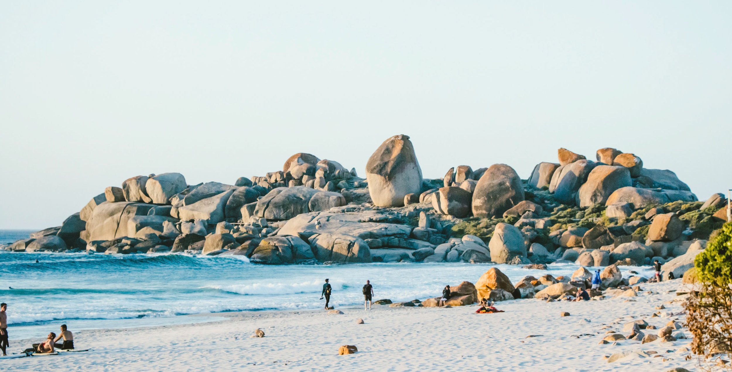Llandudno Beach, Cape Town. Best beaches to visit for surfing and sun, in South Africa.