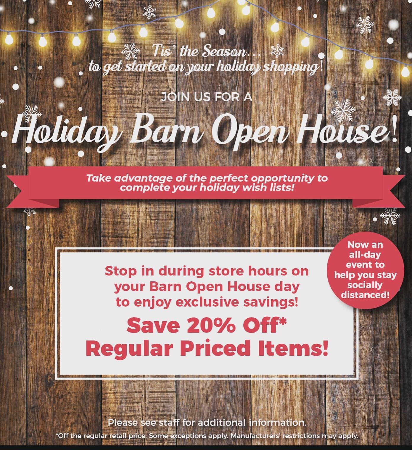 Attention Benchmark students! We have partnered with @greenhawk_orangeville to host a holiday barn party with a socially distanced twist!
&bull;
On Sunday, December 6th, registered Benchmark students can visit Greenhawk Orangeville during store hours