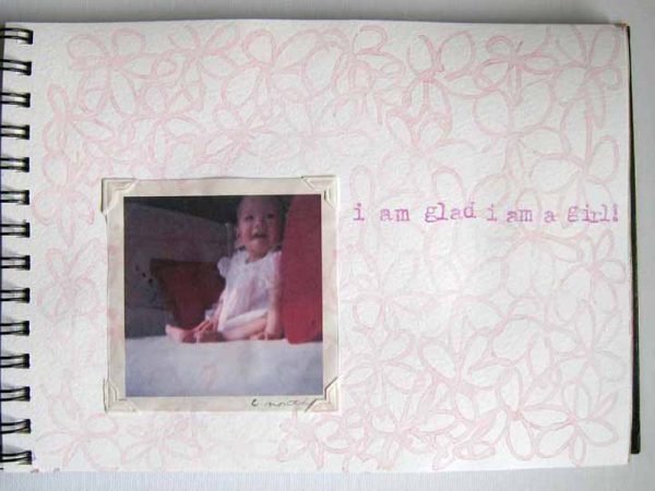 I am glad I'm a girl.