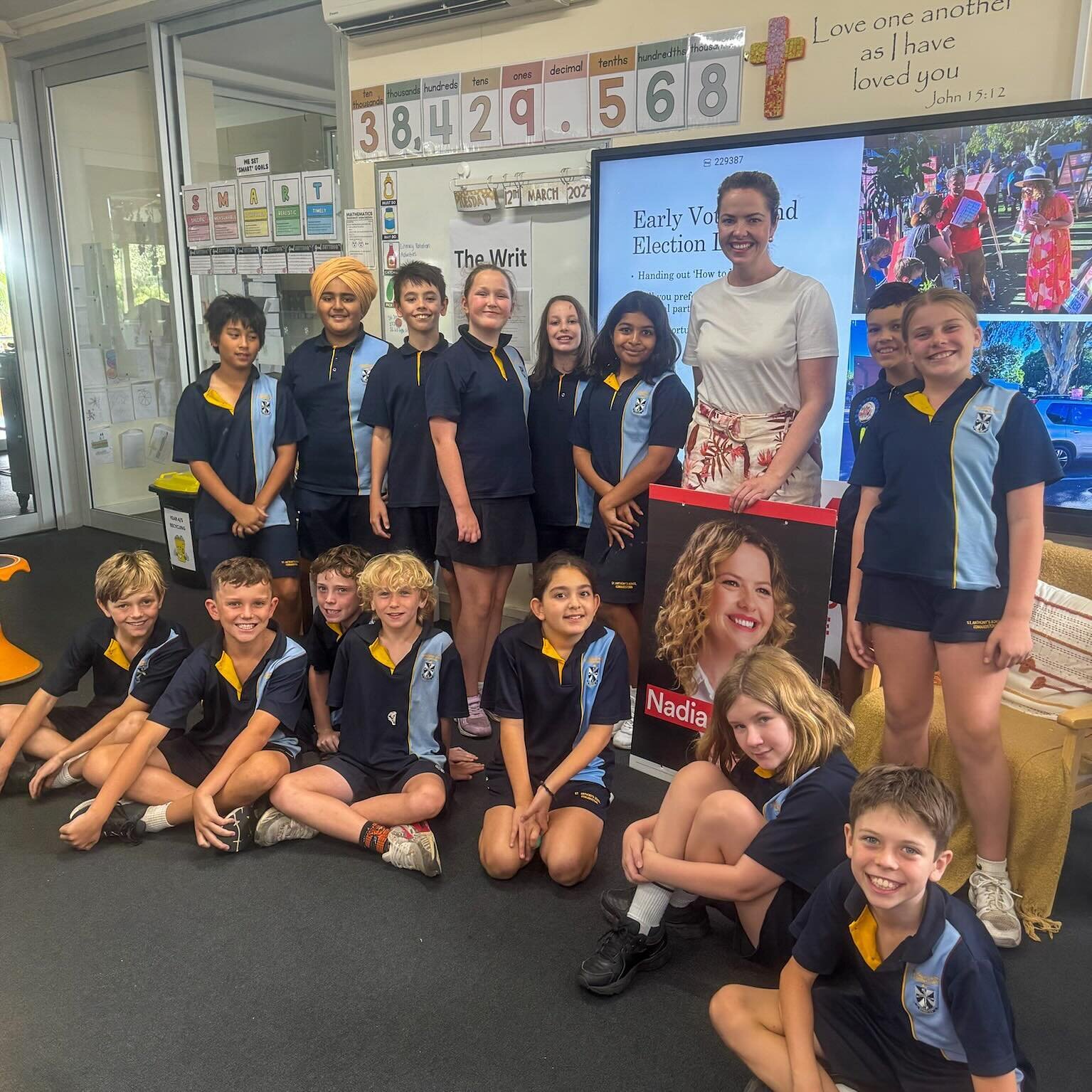 The Writs have been issued at St Anthonys School Edwardstown and candidates are about to nominate so I dropped by earlier this week to share some campaign tips!