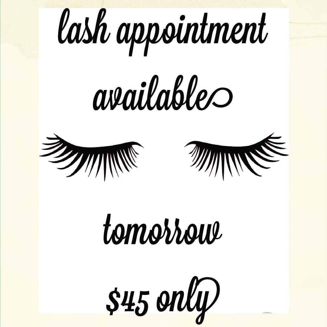 Hey Ladies I have appointments available tomorrow at 10:00 and 12:30 DM thanks π