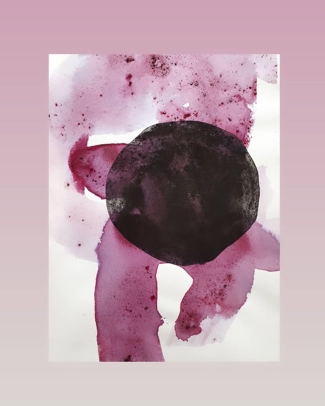 Charred Forest, Charcoal Pigment and Bloodwood Tree Ink, 14.81 x 21.01 cm, 2020. (FOR SALE).