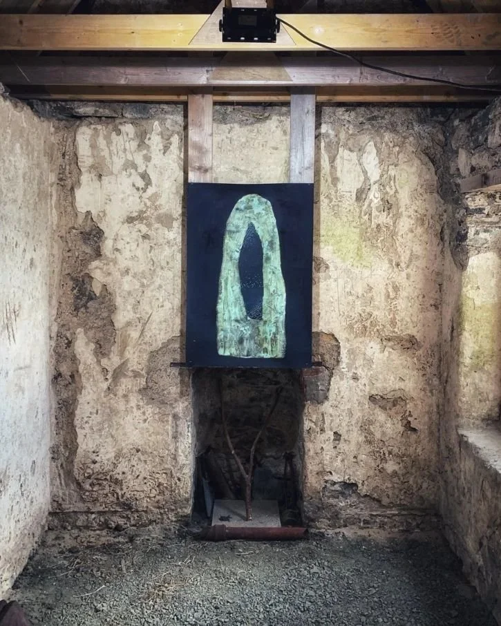 Tree Being - II, is on show up at the @gympieregionalgallery for the Du Rietz Art Awards 2024, and now looking fancy thanks to @coolartgallery for the frame.

&bull; Exhibition viewing 23 August - 27 September. Opening night this Friday (30th) from 6