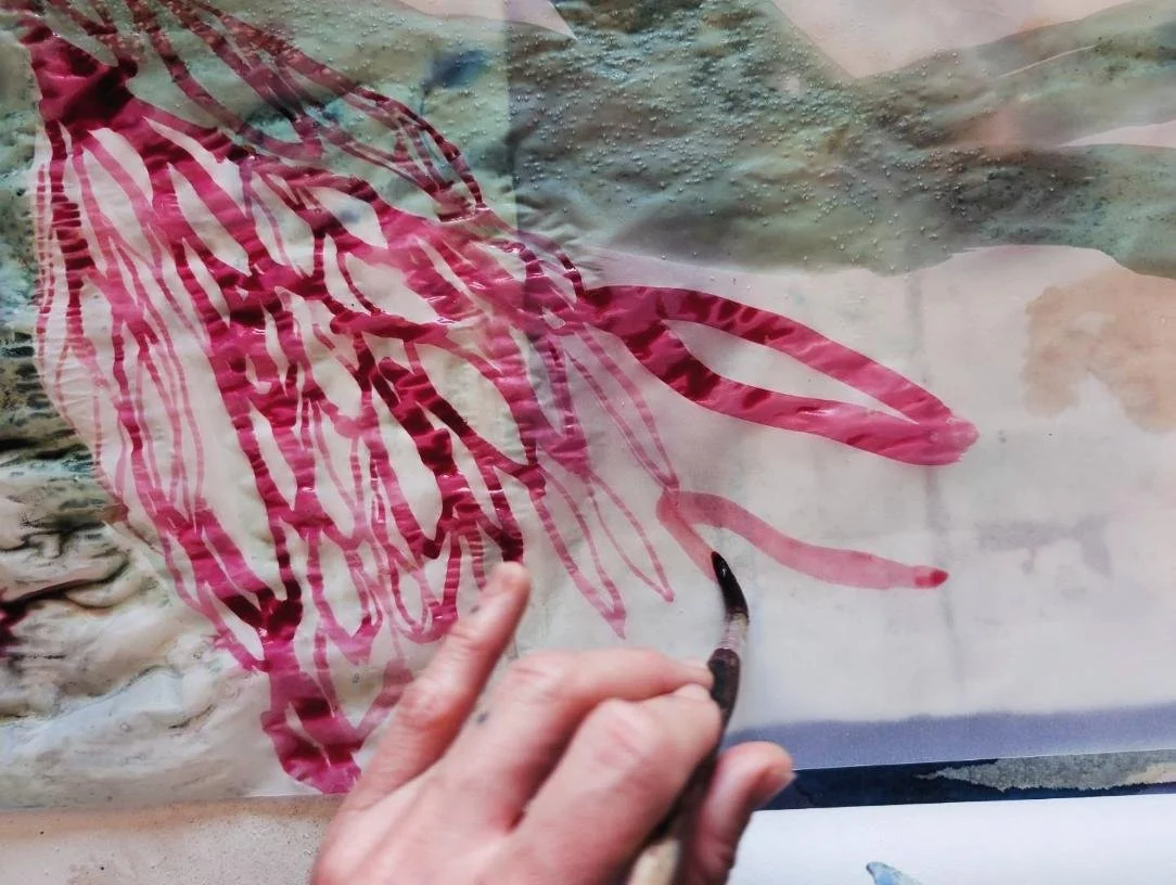 Le studio ft pink drawings, copper potions and sparkly blue bones