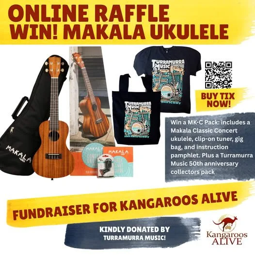 online raffle turramurra music makala ukulele and collectors pack