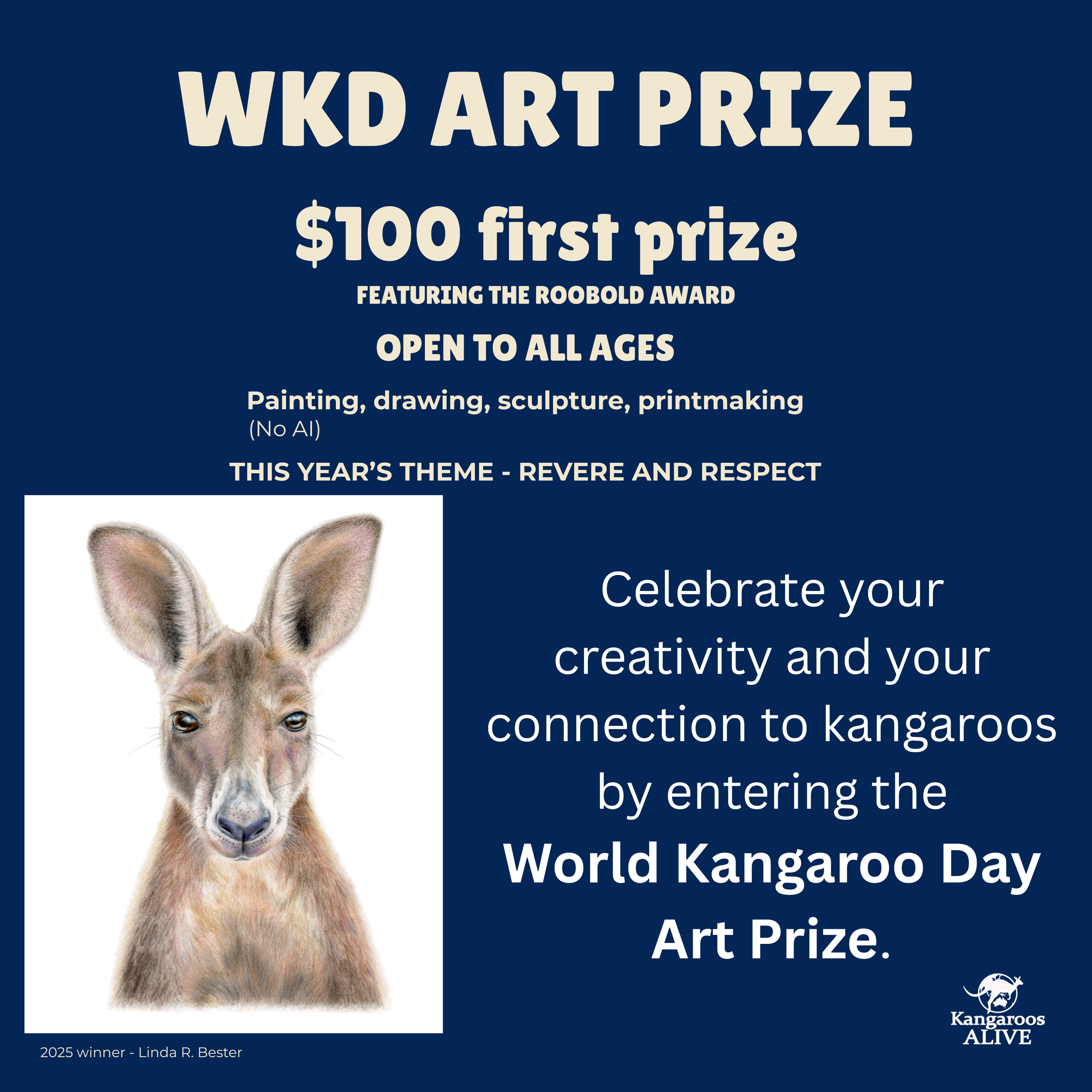 world kangaroo day art prize