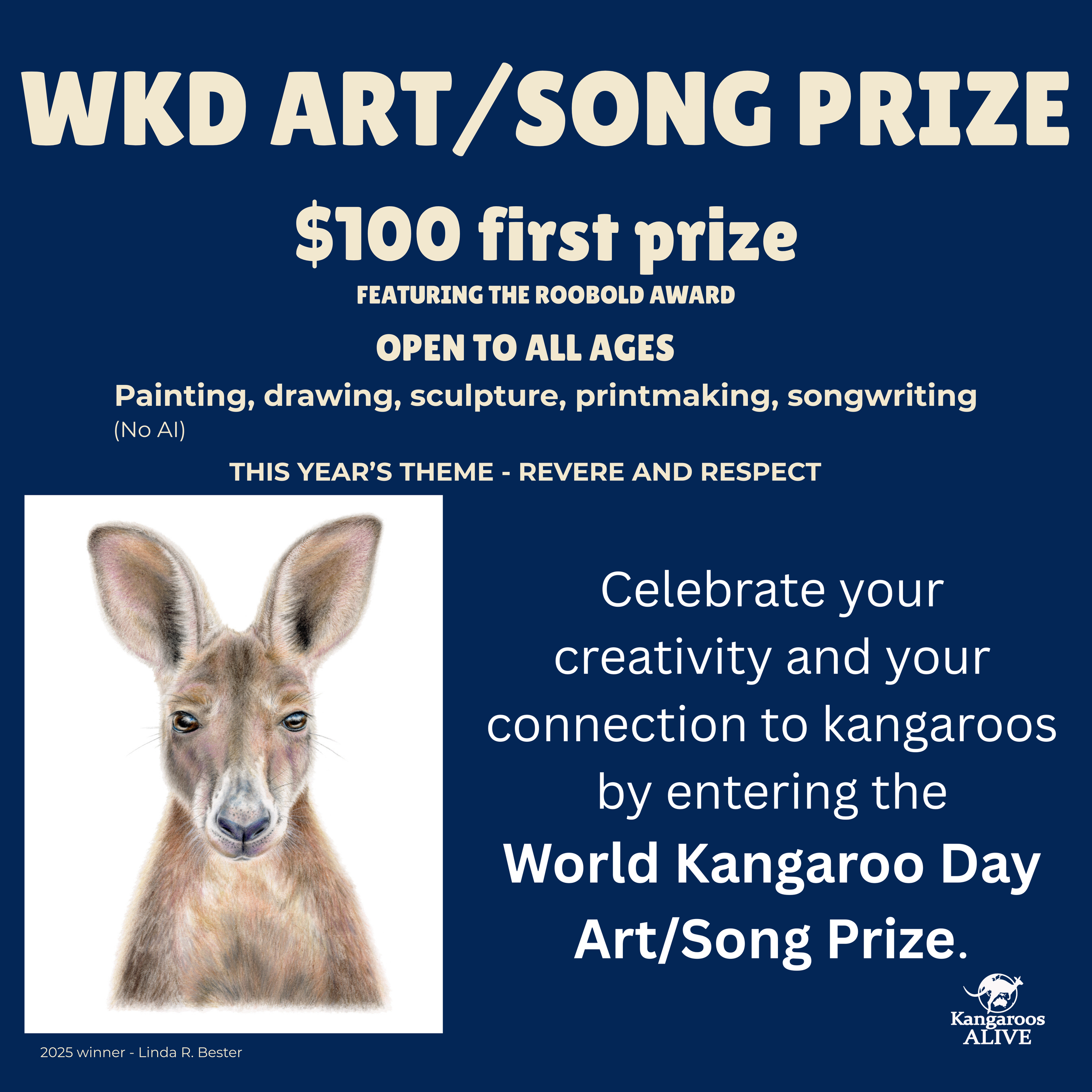 world kangaroo day art/SONG prize