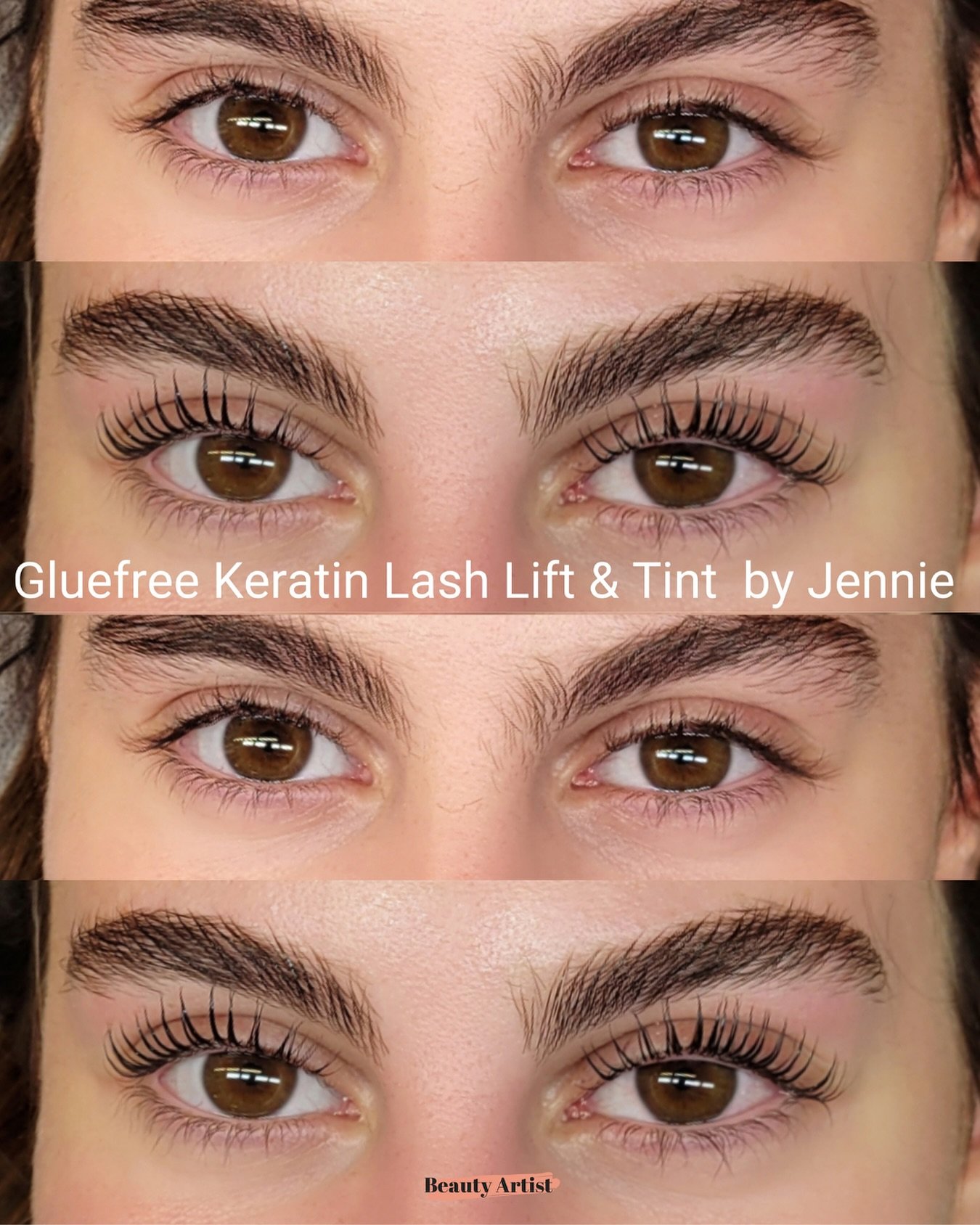 ✨ Why clients love our 𝐊𝐨𝐫𝐞𝐚𝐧 𝐆𝐥𝐮𝐞-𝐅𝐫𝐞𝐞 𝐊𝐞𝐫𝐚𝐭𝐢𝐧 𝐋𝐚𝐬𝐡 𝐋𝐢𝐟𝐭 &amp; 𝐓𝐢𝐧𝐭 ✨⁠
⁠
Unlike traditional lash lifts that use glue to hold lashes in place, our glue-free system uses a gentle, nourishing keratin balm &mdash; perfec