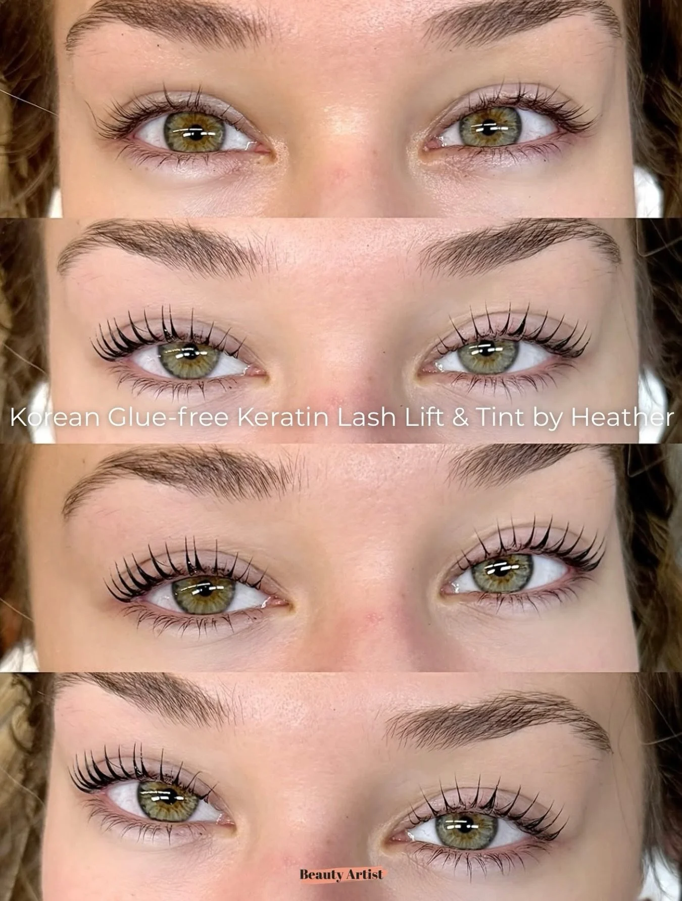 Korean Glue-Free Keratin Lash Lift &amp; Tint ✨
No glue. No damage. Just healthy, lifted lashes with a soft, natural curl.
This treatment nourishes the lashes with keratin while creating a long-lasting lift that opens the eyes and enhances your natur