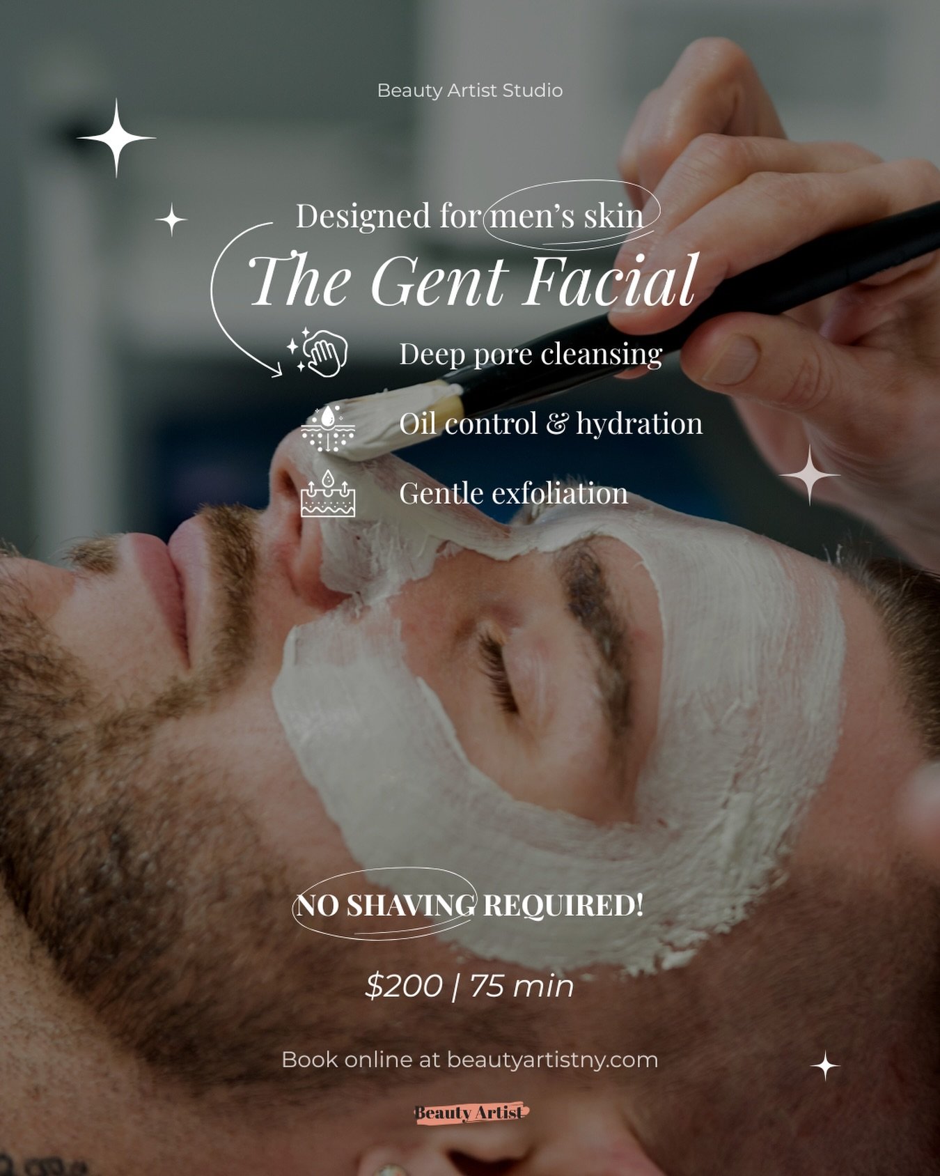 K-Beauty isn&rsquo;t just for women &mdash;⁠
men&rsquo;s skin deserves better.⁠
⁠
Meet 𝐓𝐡𝐞 𝐆𝐞𝐧𝐭 𝐅𝐚𝐜𝐢𝐚𝐥,⁠
a premium facial designed specifically for men&rsquo;s skin.⁠
⁠
Deep pore cleansing, oil control, hydration, and gentle exfoliation 