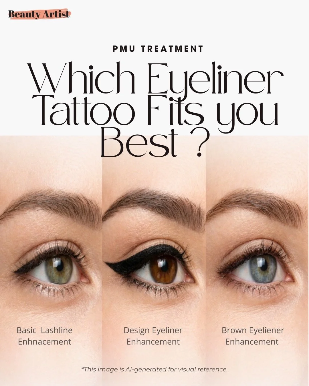 Not all eyeliner tattoos are the same &mdash;⁠
and not every style is right for everyone.⁠
⁠
At Beauty Artist, every eyeliner is fully customized⁠
based on your eye shape, features, and the look you want.⁠
⁠
Whether you prefer:⁠
👁 Subtle definition⁠