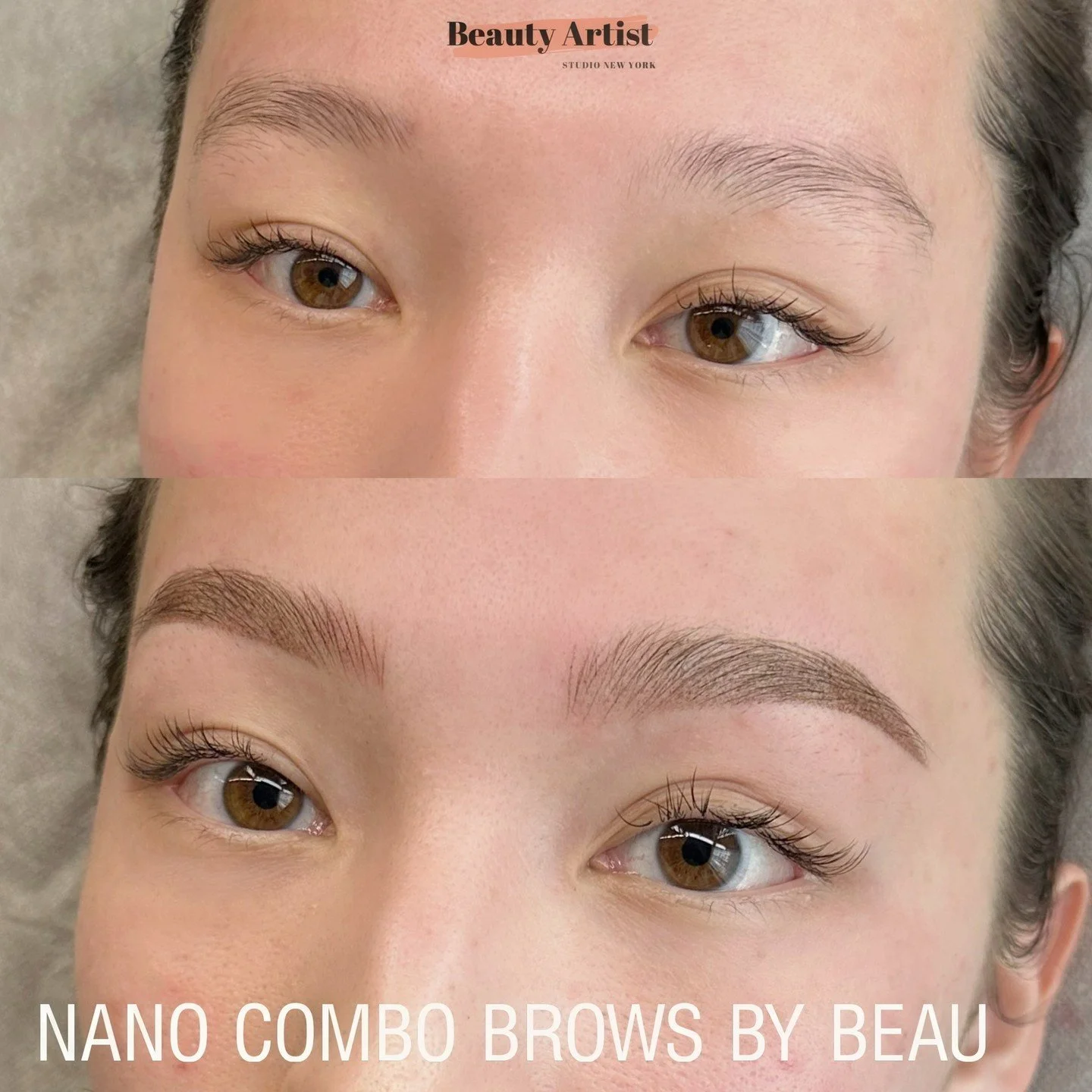 Soft, defined, and naturally fuller-looking brows ✨⁠
⁠
Nano Combo Brows combines delicate hair-like strokes with soft shading to create a fuller, natural-looking brow shape.⁠
⁠
Perfect for anyone who wants more definition, better symmetry, and low-ma