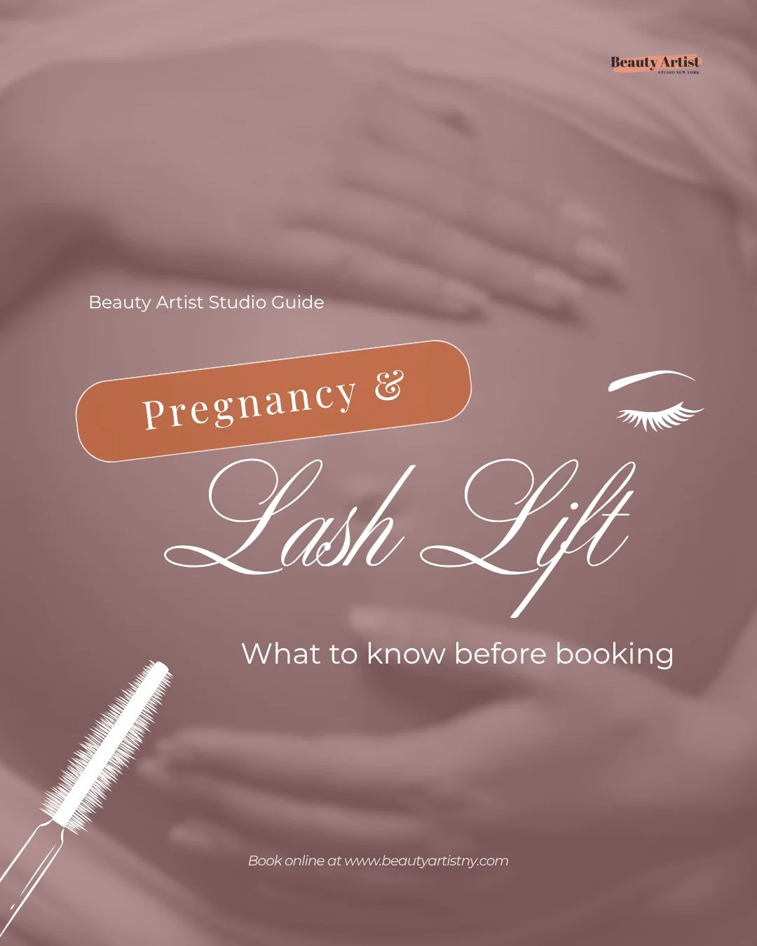 Pregnant and considering a lash lift? 🤰🤍⁠
⁠
Before booking, it&rsquo;s important to know how timing, hormones, and sensitivities may affect your service.⁠
⁠
Swipe through for our Beauty Artist Studio guide, and always let your artist know about any