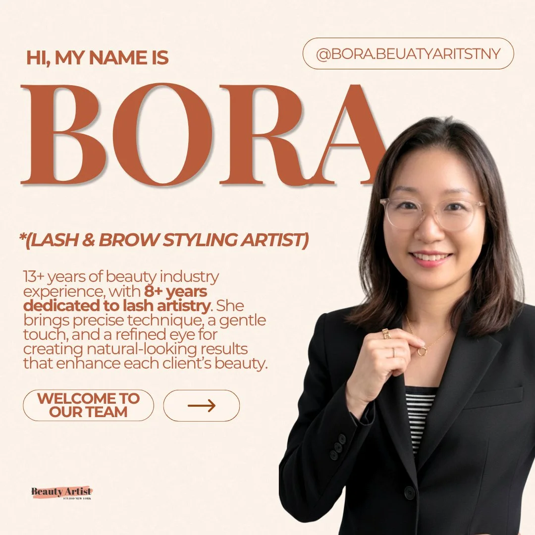 Please join us in welcoming Bora to the Beauty Artist team! ✨⁠
⁠
Bora is a Lash &amp; Brow Styling Artist with 13+ years of experience in the beauty industry and 8+ years dedicated to lash artistry.⁠
⁠
As a licensed Cosmetologist, Waxing Technician, 