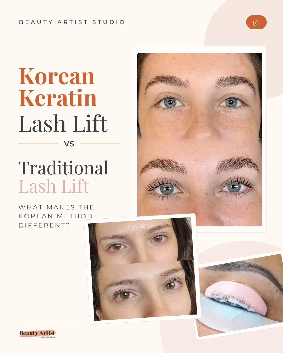 What makes a Korean Keratin Lash Lift different from a traditional lash lift? It&rsquo;s one of the questions we get asked most often.⁠
⁠
The biggest difference isn&rsquo;t just the curl &mdash; it&rsquo;s the technique, the conditioning, and how the