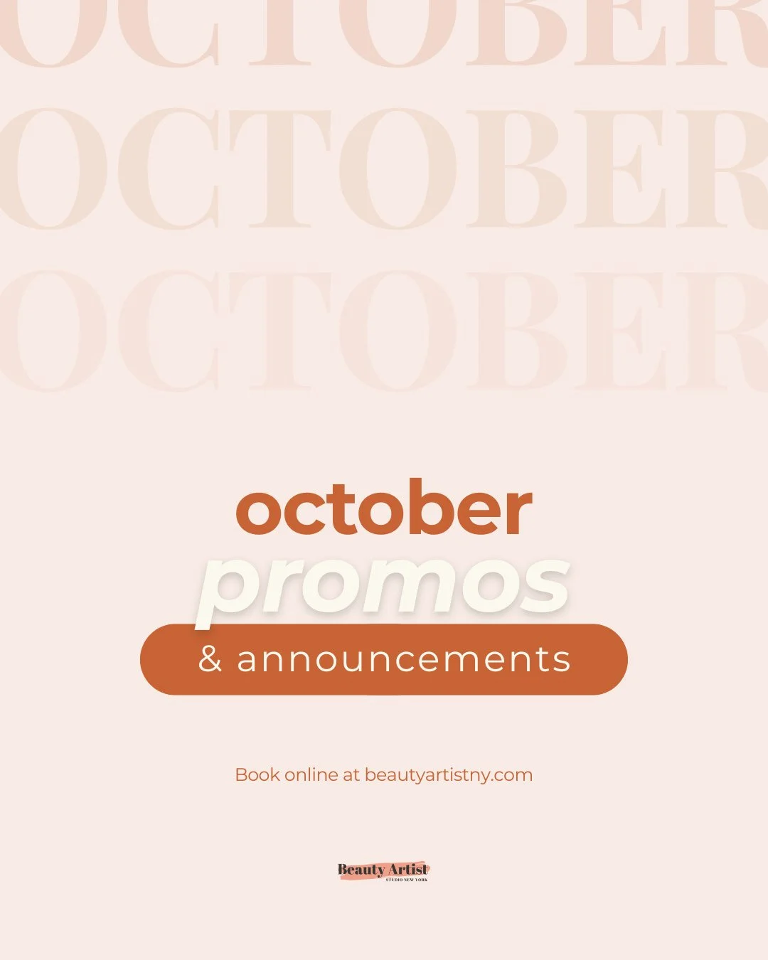 October is here, and it&rsquo;s the perfect time for a fall beauty refresh. 🍂✨

Whether your skin is ready for a seasonal reset or you&rsquo;ve been thinking about refreshing your brows or lips, now is a great time to book before the holiday season 
