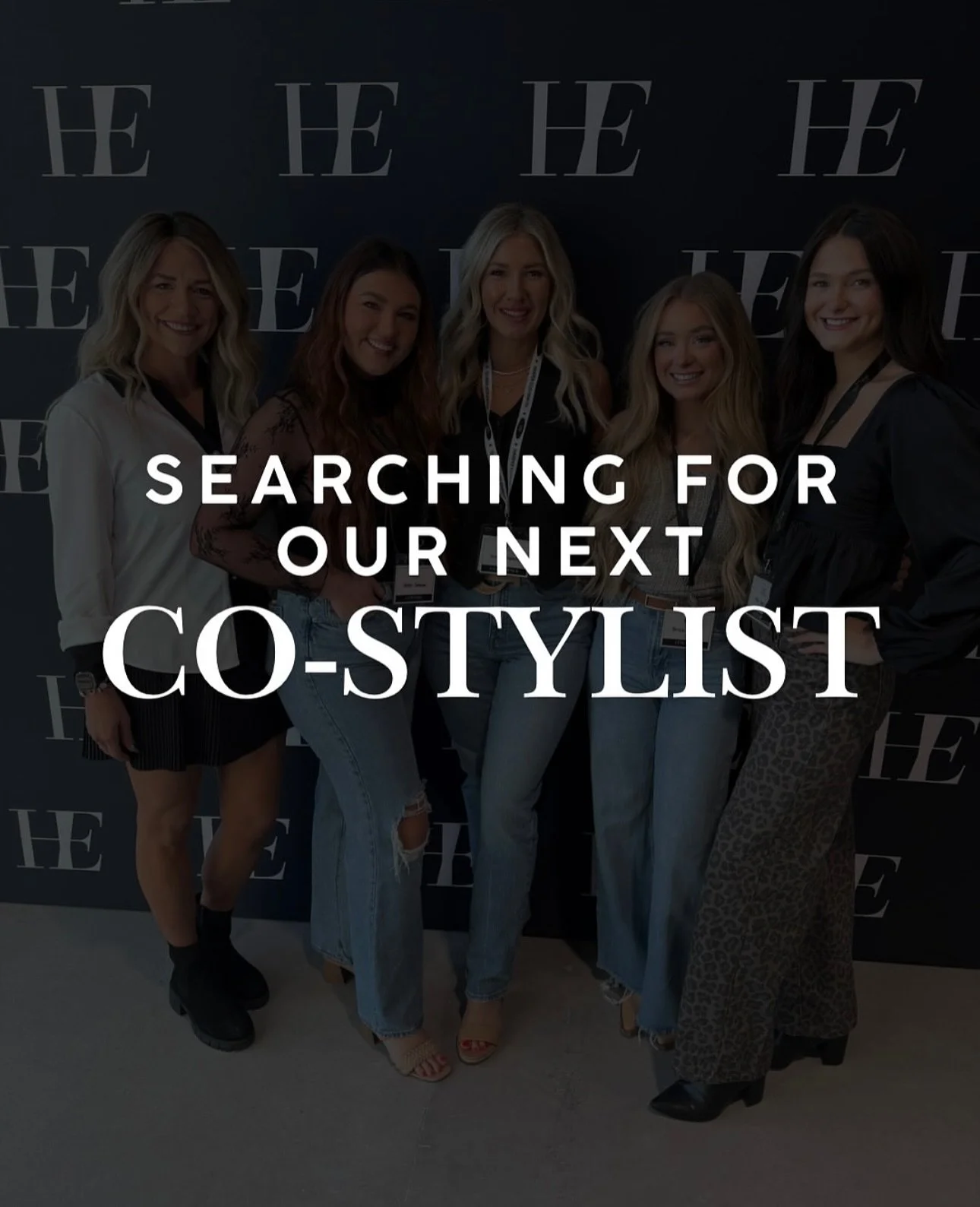 🚨 Now Hiring: Co-Stylist 🚨

Luxury salon. Endless education. A team that feels like family.
If you&rsquo;re ready to step up your career&mdash;this is the sign you&rsquo;ve been waiting for. ✨

📩 Apply now!