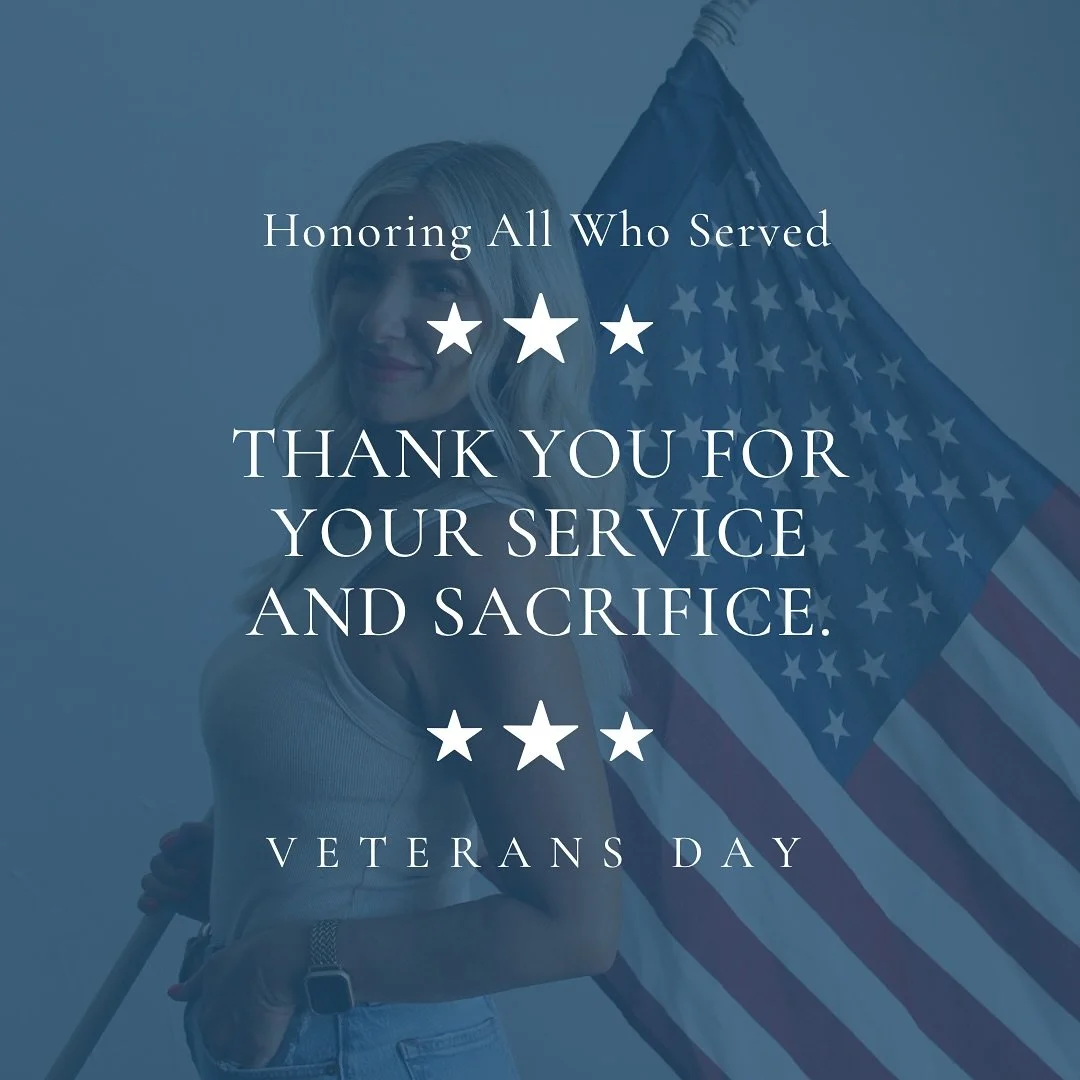 Happy Veteran&rsquo;s Day. Thank you for your service 🇺🇸