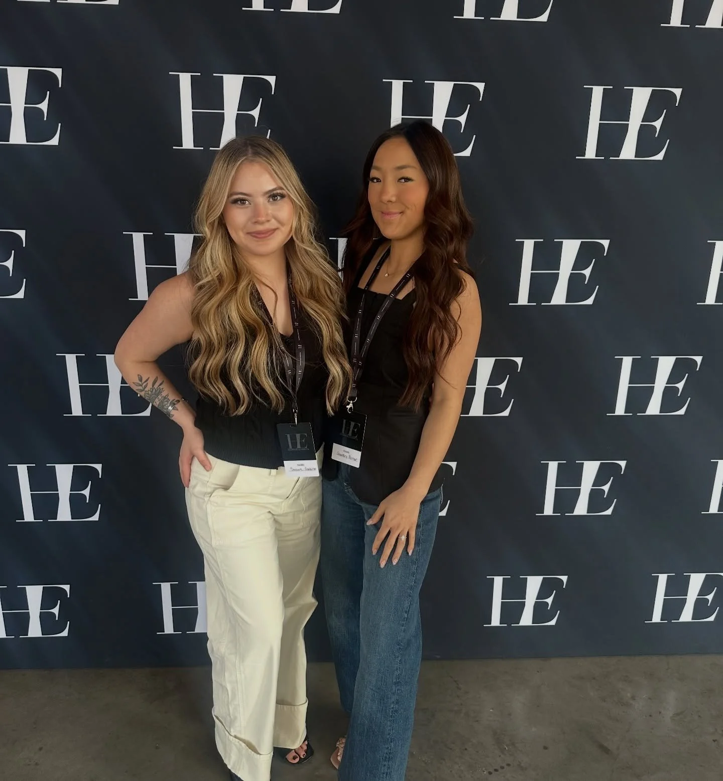 Two of our newest EJ babes spent their weekend in Fort Smith leveling up their careers with @harperellishairco !! We are so so proud of you, and can&rsquo;t wait to see how far you&rsquo;ll go! 🤍