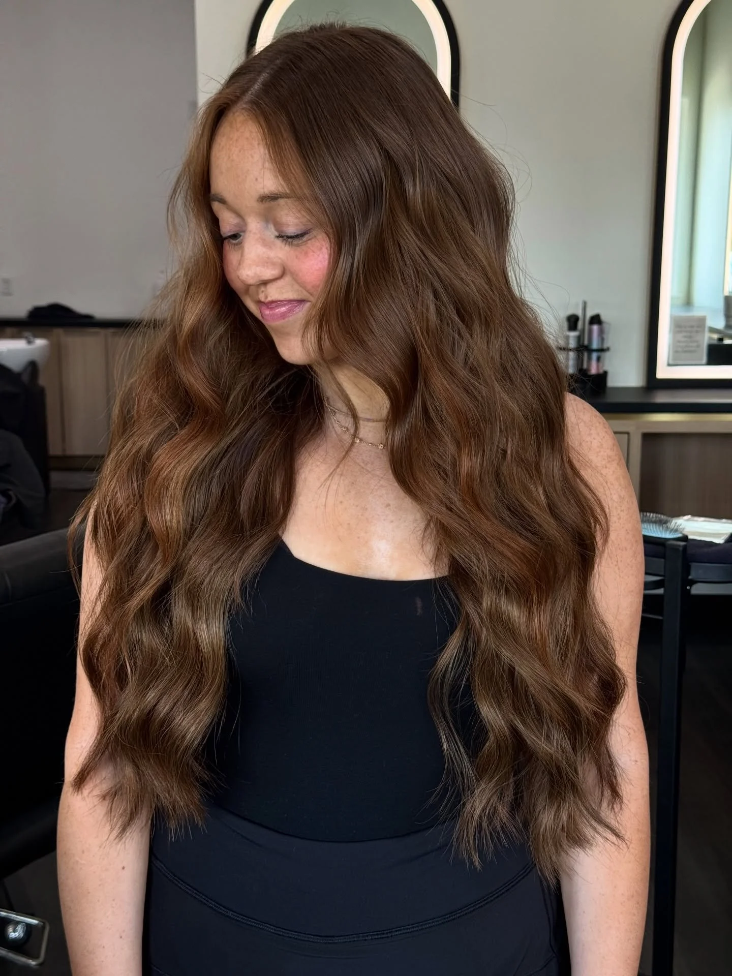 2 rows of 22&rsquo;s + a perfect color match? SAY LESS!!! 

Been thinking about extensions? DM us &ldquo;CONFIDENCE&rdquo; to set up a consultation today ❤️

SEO: Tulsa Hair Salon | Claremore Hair Salon | Tulsa Extension Stylist | Claremore Extension