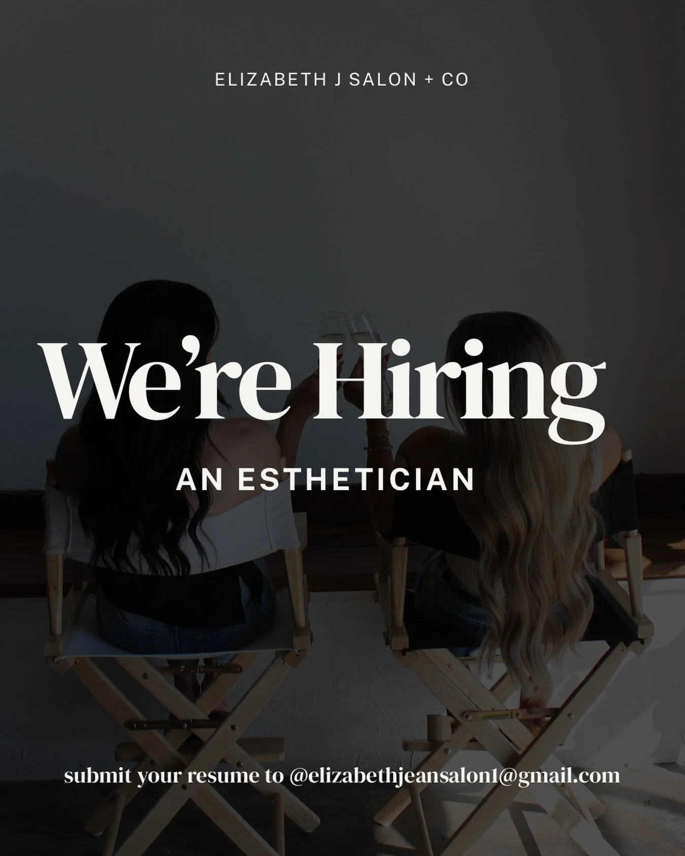 We&rsquo;re looking for an experienced esthetician to join our team. ✨

Lash + brow experience is preferred, but we&rsquo;re also looking for someone who offers facials and waxing services.
We want someone confident in their work, motivated, and pass