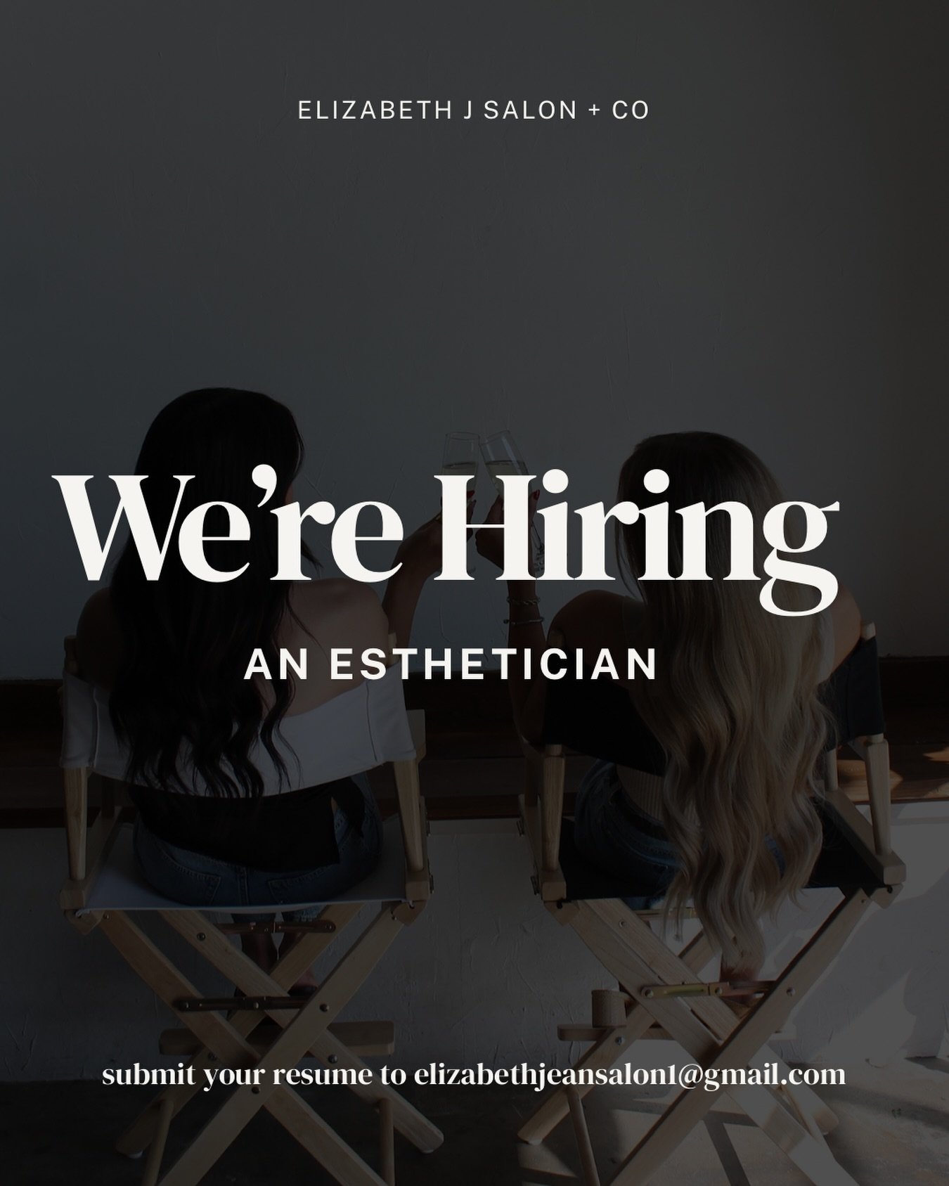 We&rsquo;re looking for an experienced esthetician to join our team. ✨

Lash + brow experience is preferred, but we&rsquo;re also looking for someone who offers facials and waxing services.
We want someone confident in their work, motivated, and pass