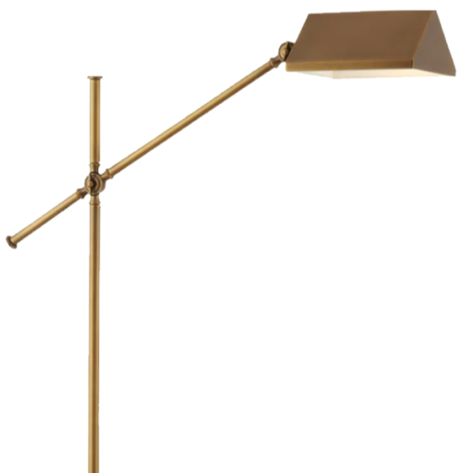 Repertoire Brass Floor Lamp