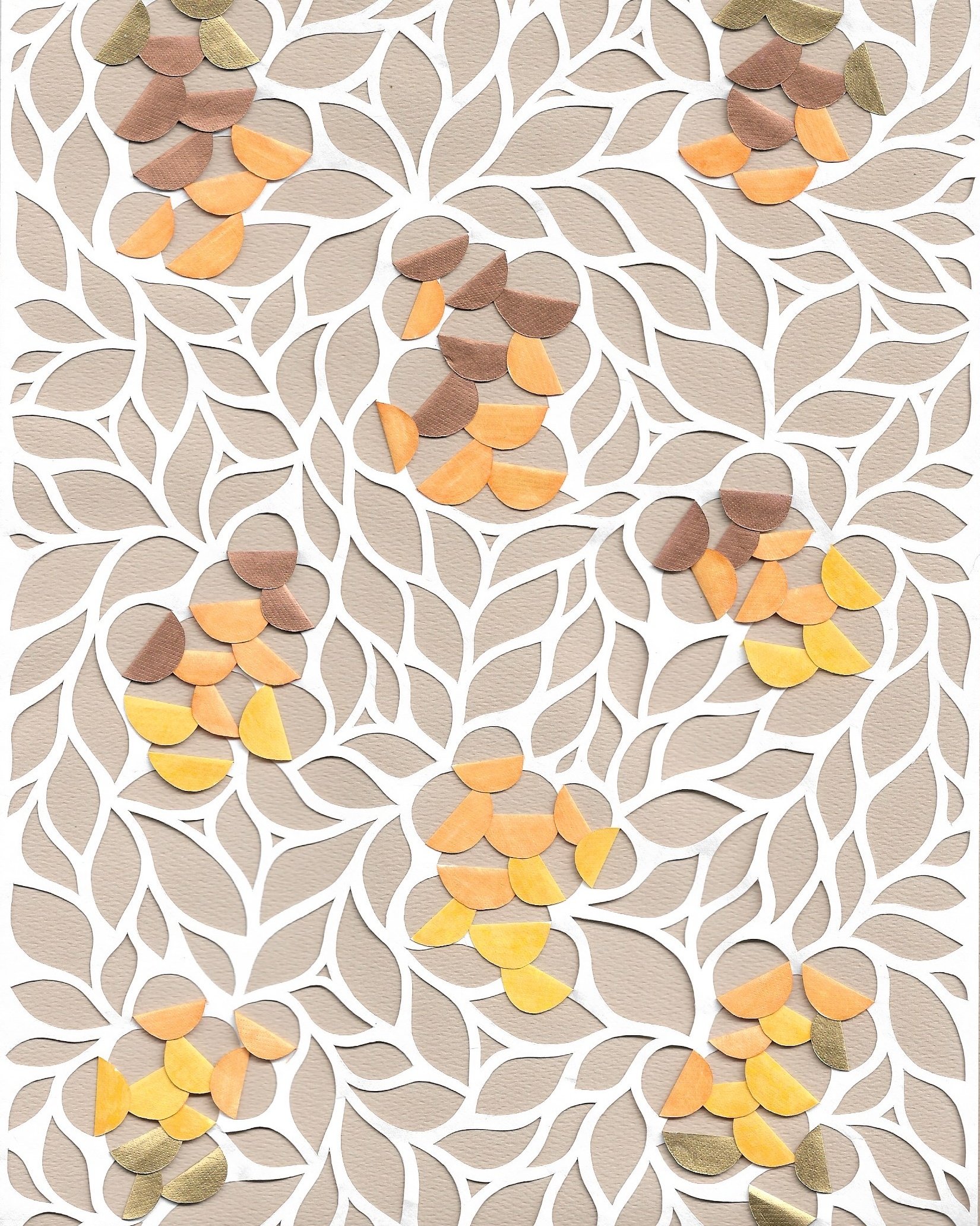 "Dappled Light: Autumn Yellow #3" (Print), ed. of 50, Fine Art Paper, 8" x 10", $30.00