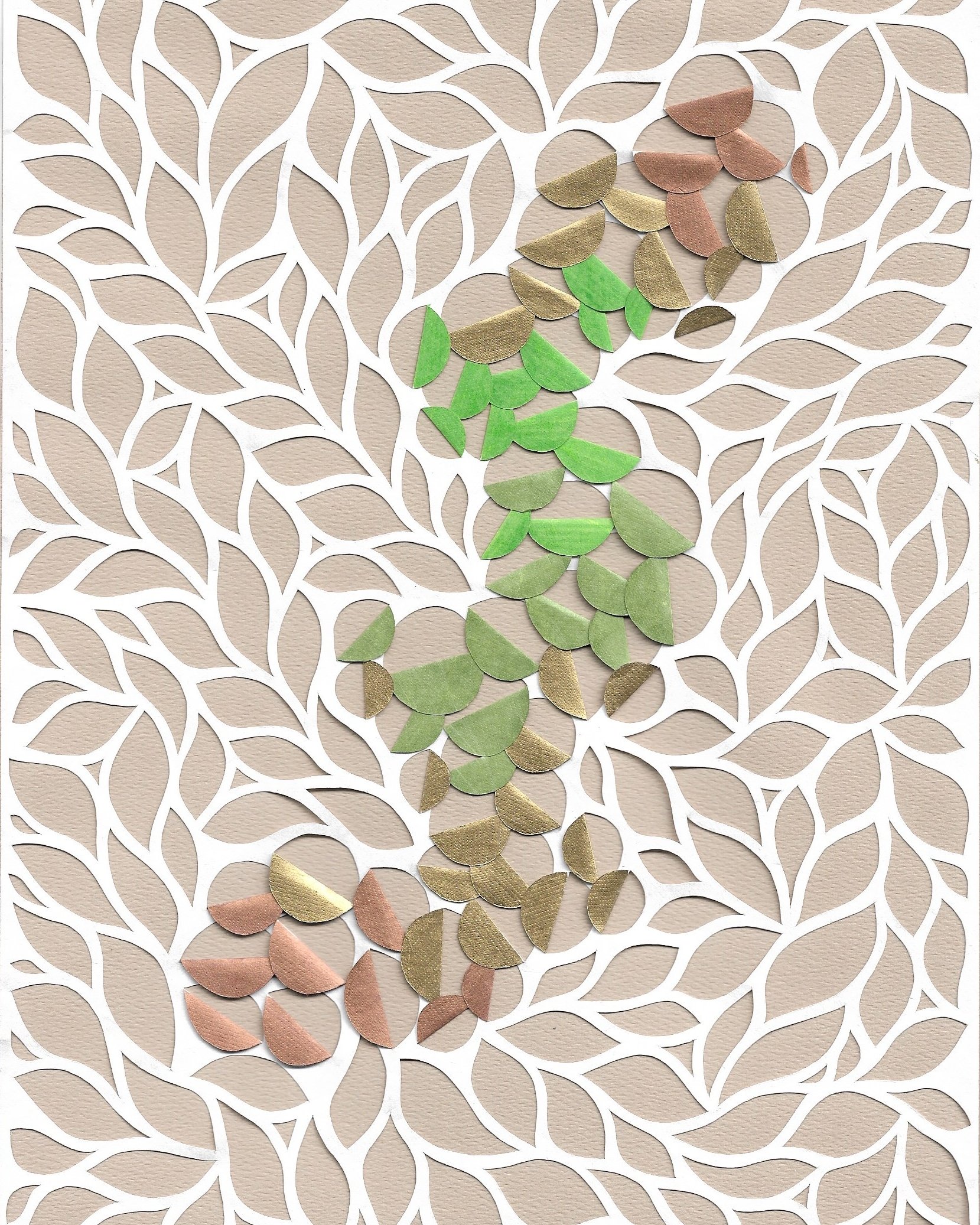 "Dappled Light: Olive #1" (Print), ed. of 50, Fine Art Paper, 8" x 10", $30.00