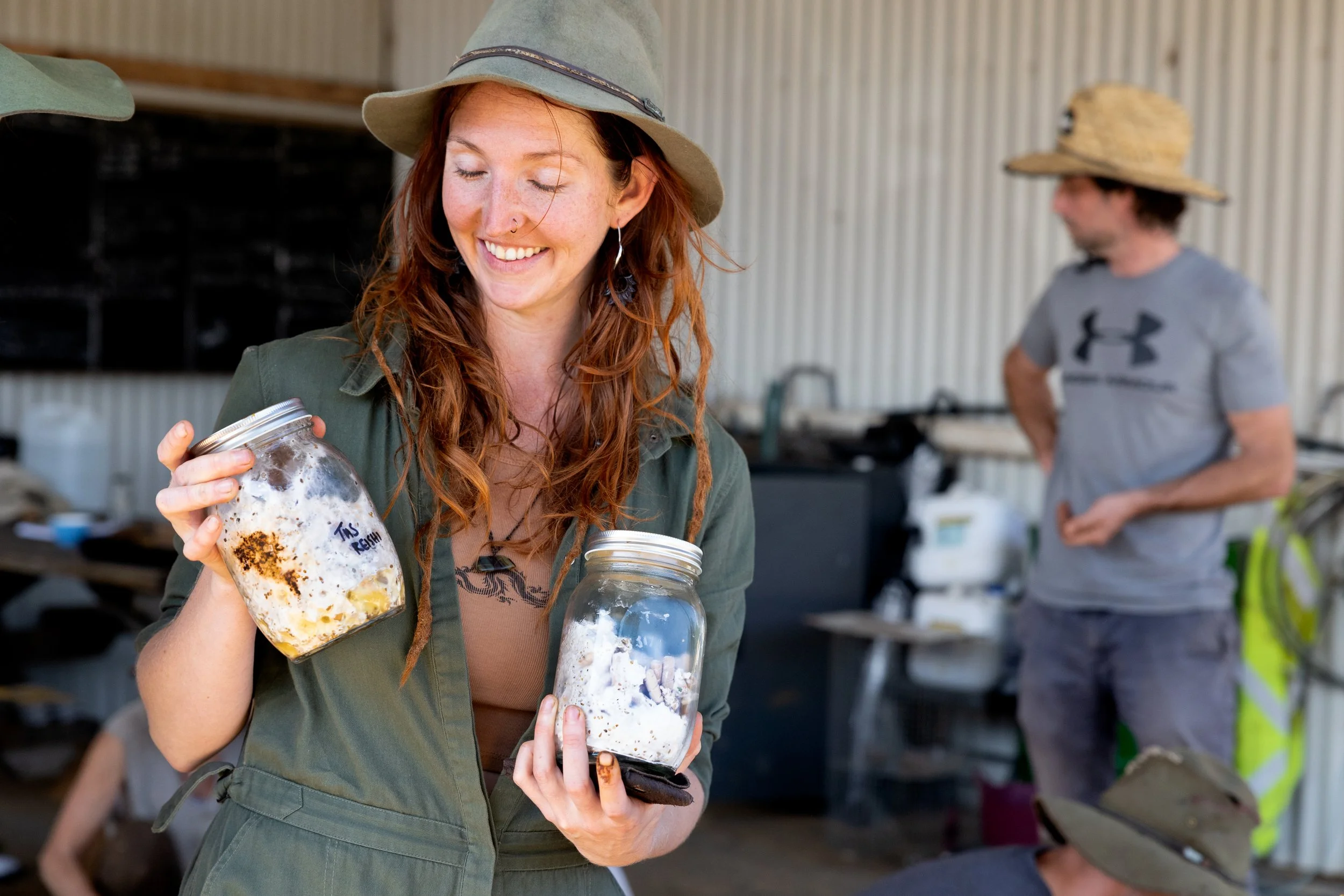 log inoculation | shiitake log | turkey tail log | growing mushrooms on hardwood log | food forest | mushroom in garden | gardening with mushrooms | mycelium | eucalyptus | oyster mushroom | agro ecology | bunya