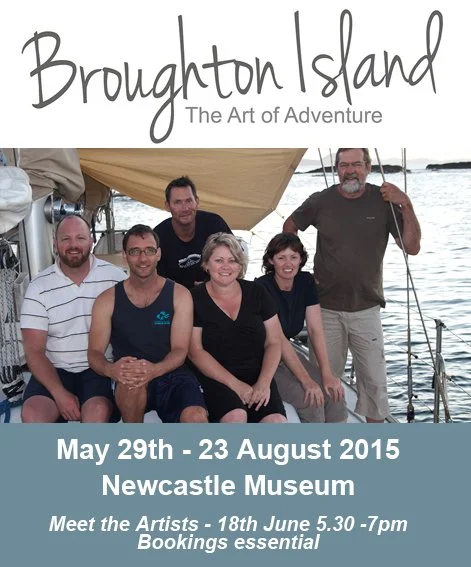 Broughton Island expedition - 6 Newcastle based Natural history artists and their explorations on the field on Broughton island, NSW.