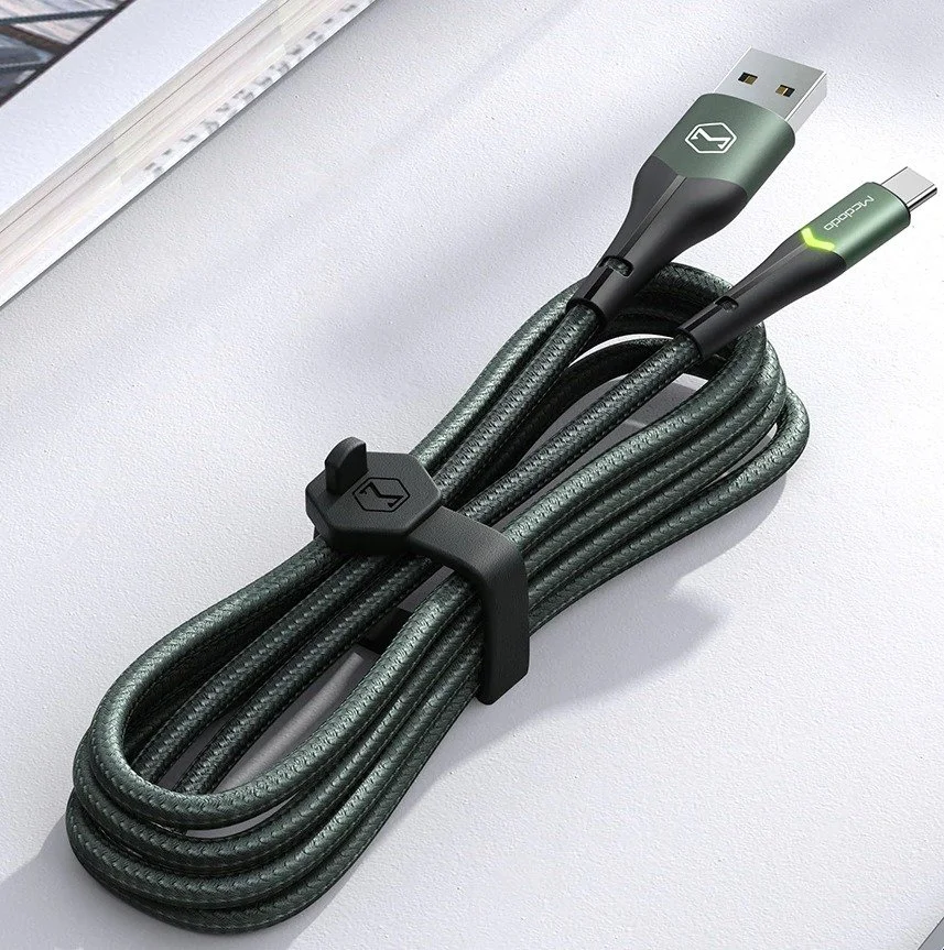 USB-C Dual LED Charging and Data Cable