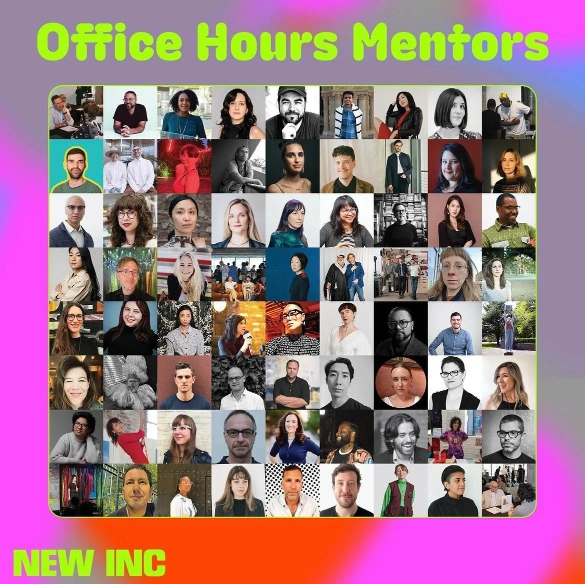 Hello @newinc Year 11 - I&rsquo;m excited to deep dive with you 🧠⚡️🫀⚡️☯️💫

Here&rsquo;s the one-line, 25 word description I was asked to write, pitching to potential mentees my area of expertise:

&lt; Design is politics + therapy. I make because 