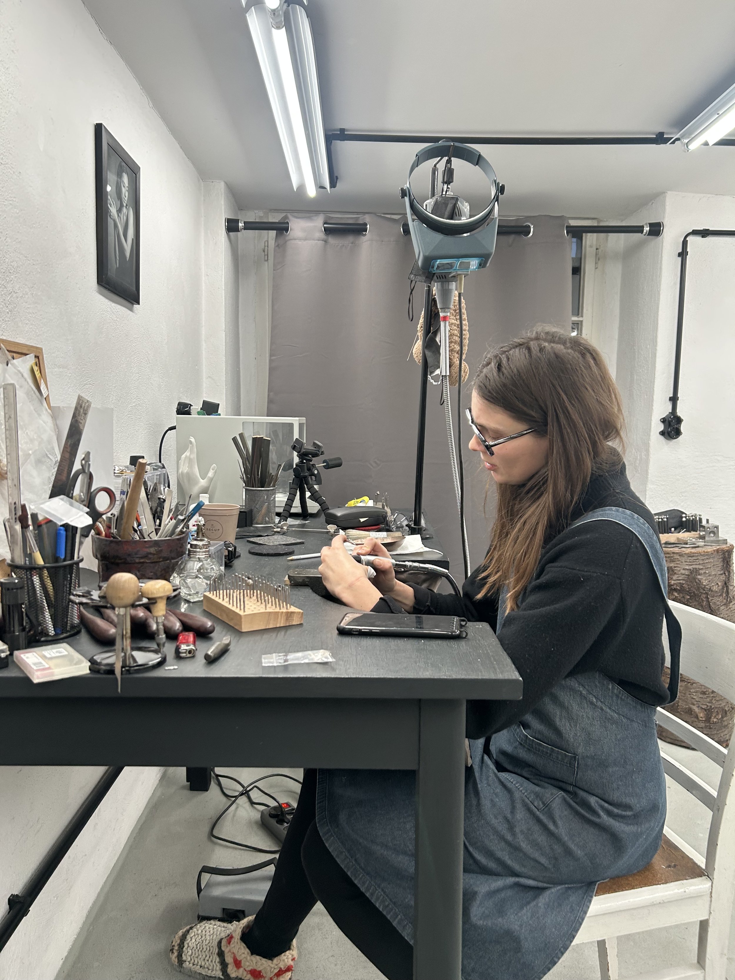  Inna in her studio in Mitte Berlin 