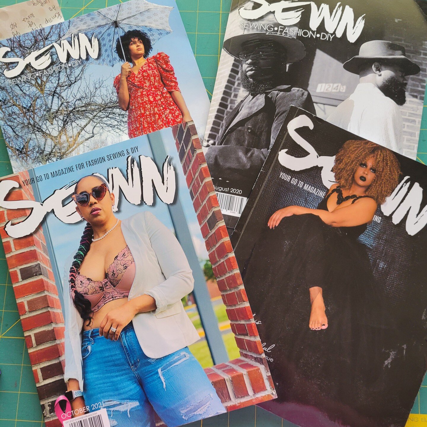 Where do you get your inspiration? Pinterest, Instagram are all great places, but raise your hand 🖐 if you appreciate a GOOD magazine! @sewnmagazine has SOOO much inspiration and gives me ideas for stepping outside the box (which you all know I'm ma