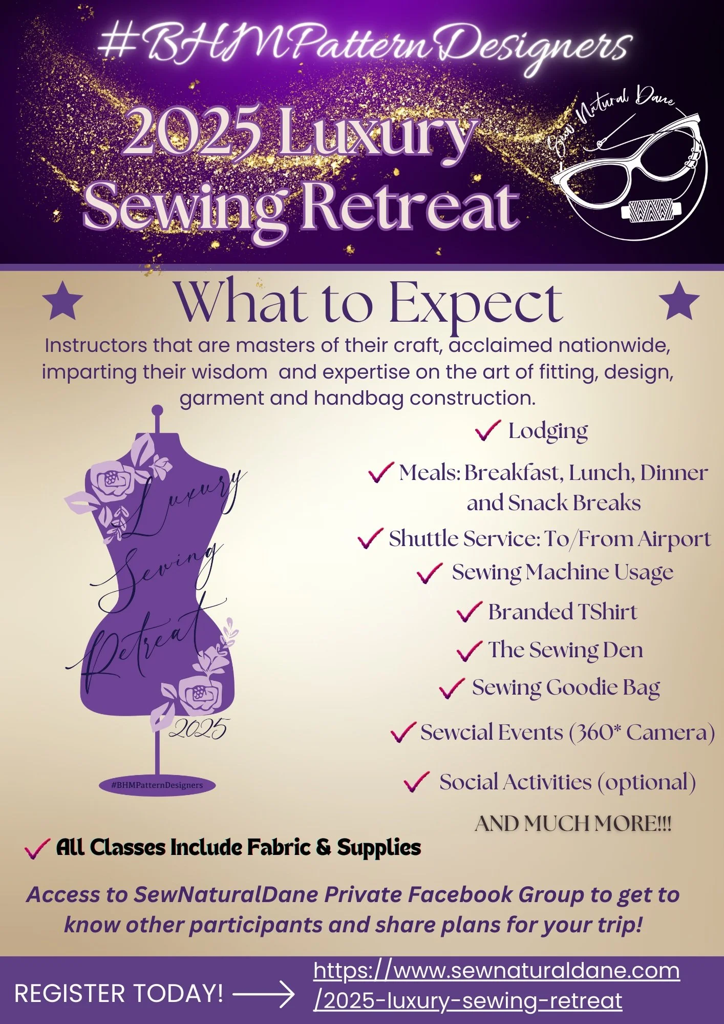 2025 Luxury Sewing Retreat — SewNaturalDane