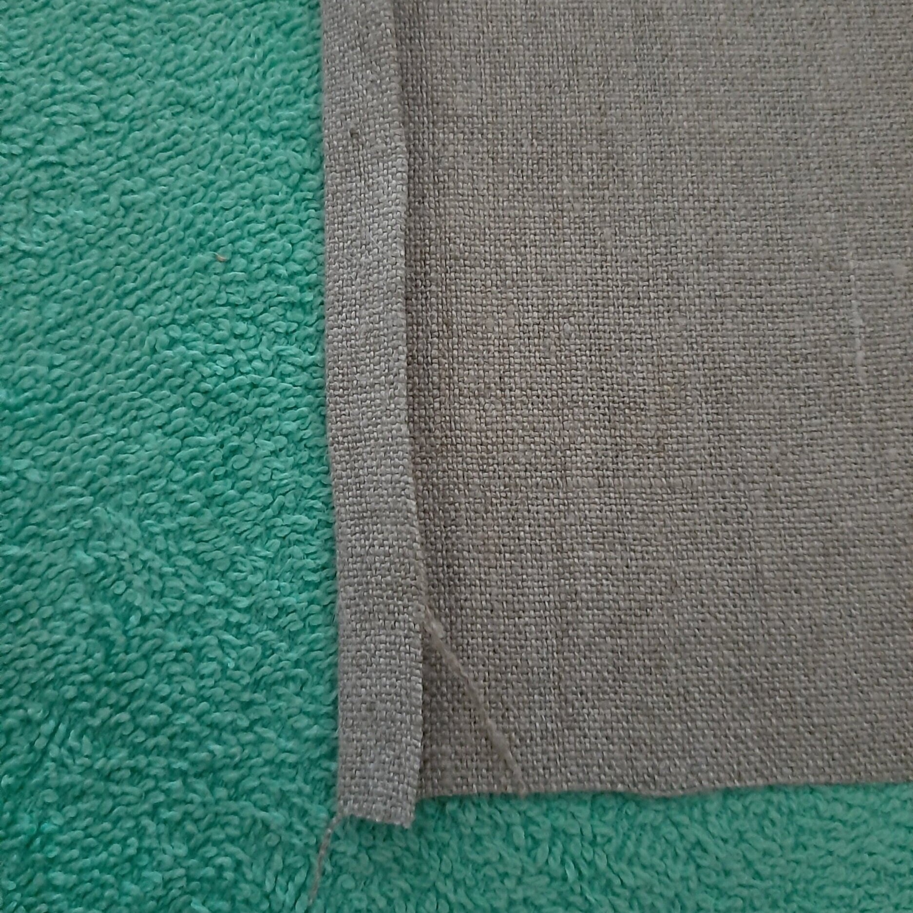 Folded and pressed at 1cm